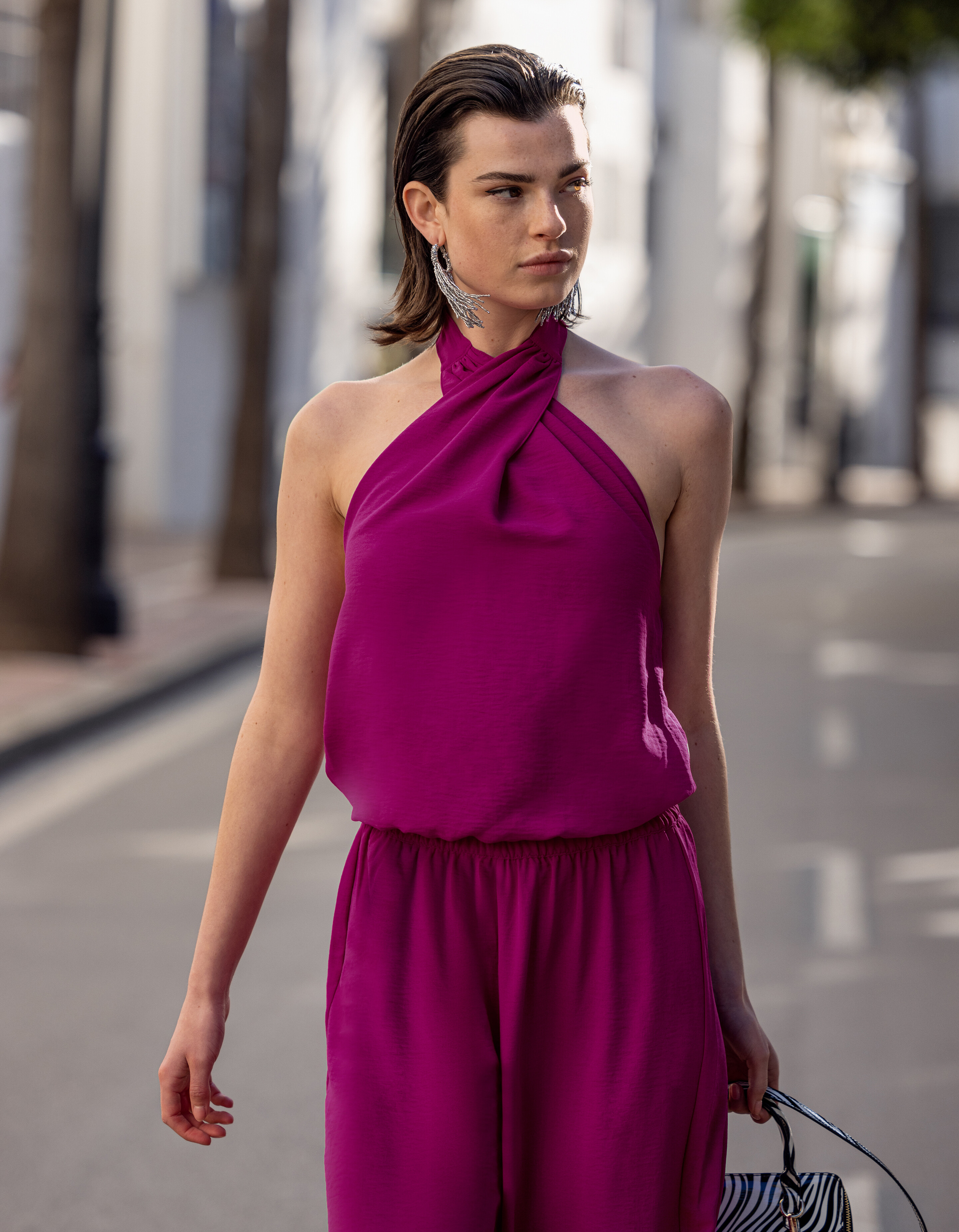 Neckholder-Top Rosa SHOEBY WOMEN
