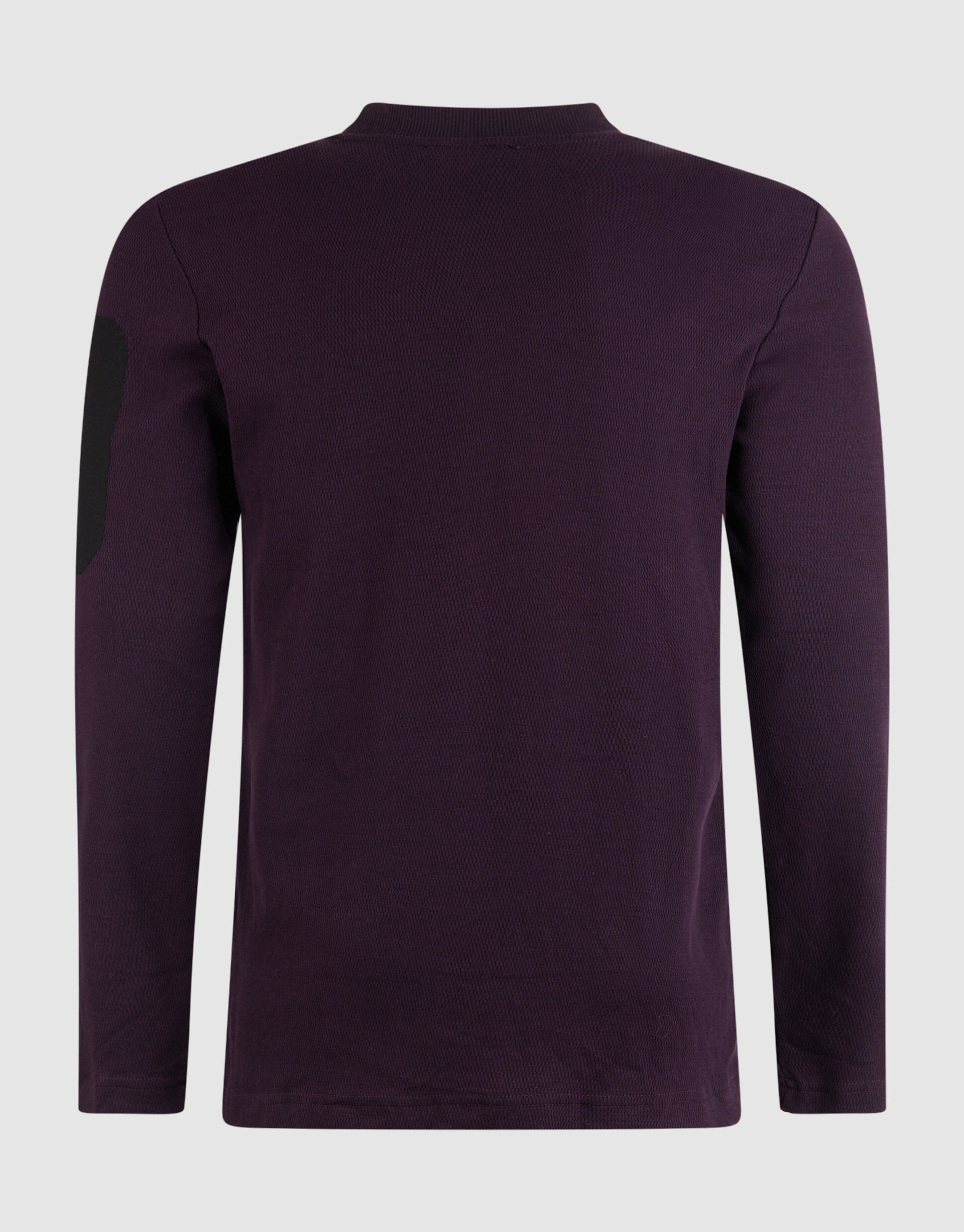 Structure Pocket T-Shirt Dunkelrot SHOEBY MEN