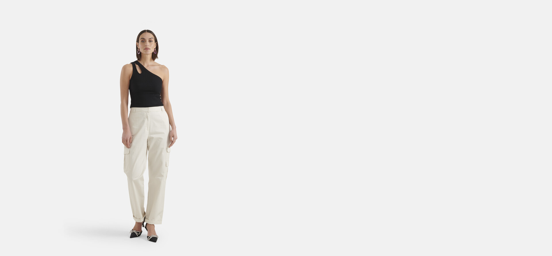 Cargohose Offwhite SHOEBY WOMEN