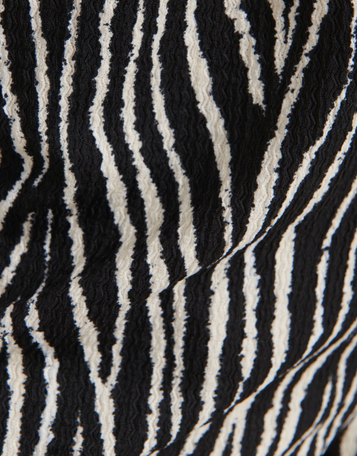 Crinkle-Hose mit weitem Bein Schwarz SHOEBY WOMEN