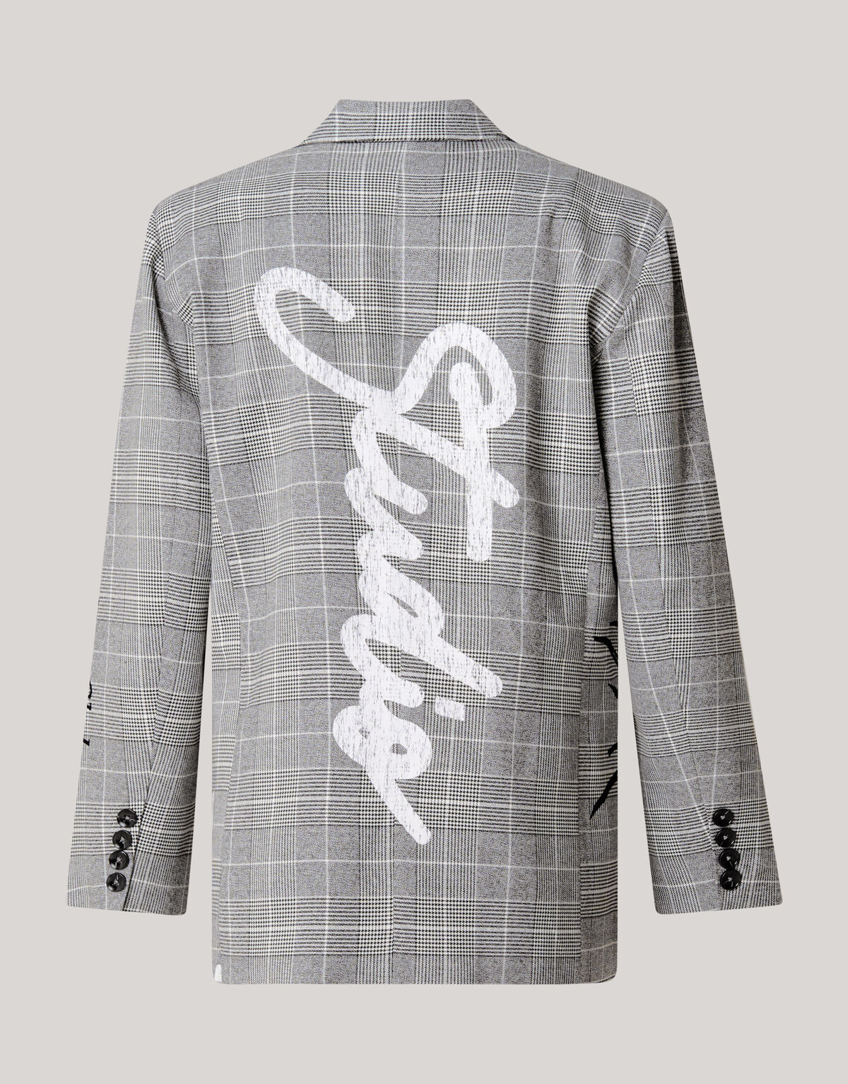 Text Blazer Grau SHOEBY WOMEN