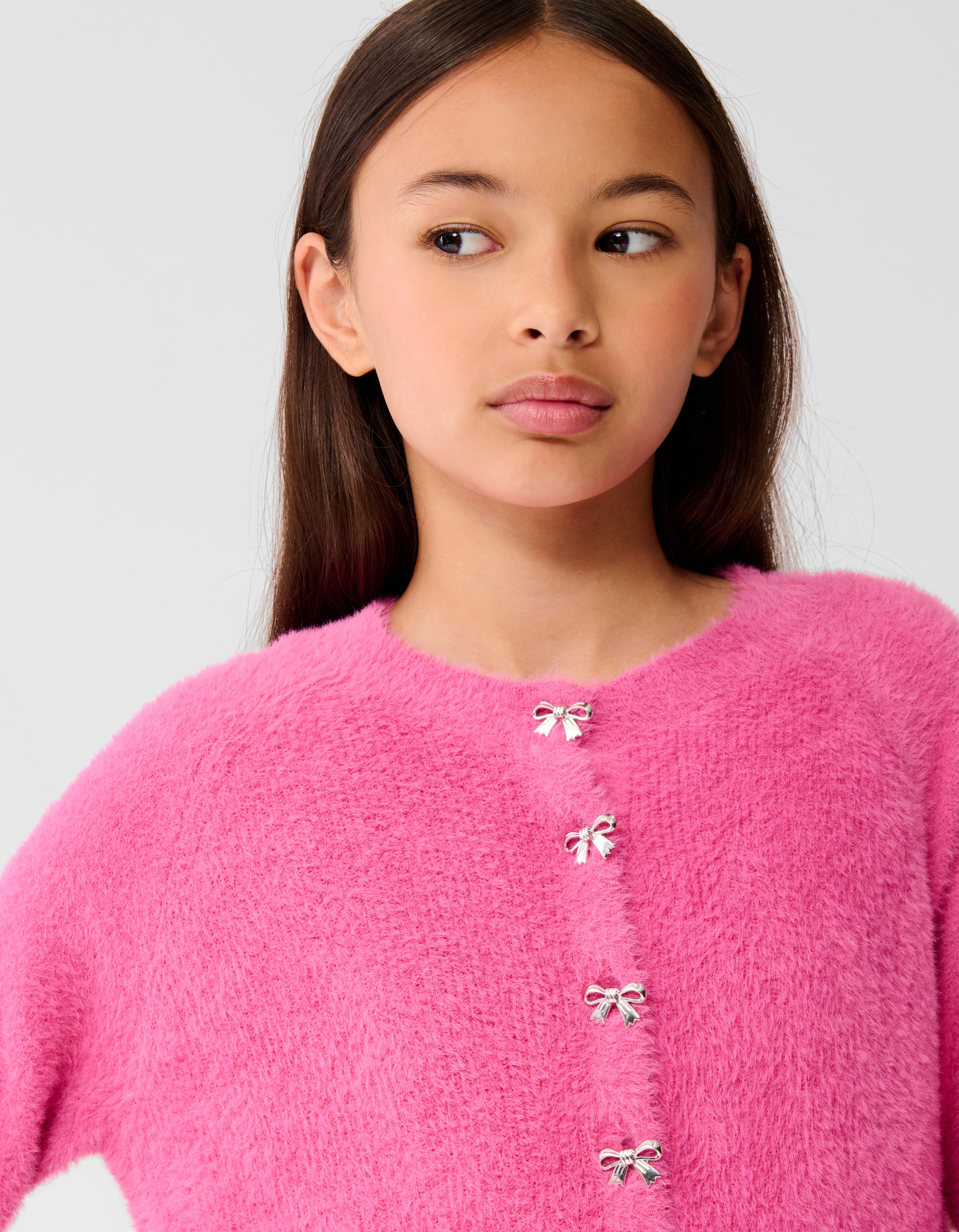 Schleife Strickjacke Rosa SHOEBY GIRLS