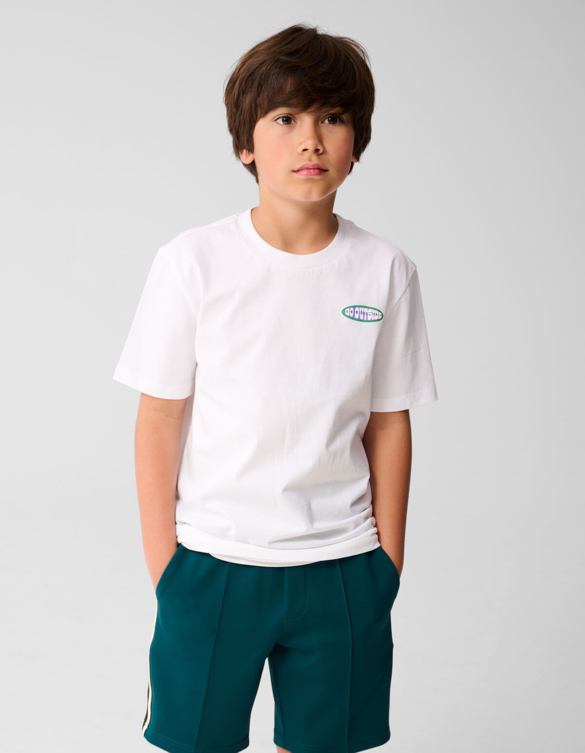 Artwork T-shirt Weiß SHOEBY BOYS