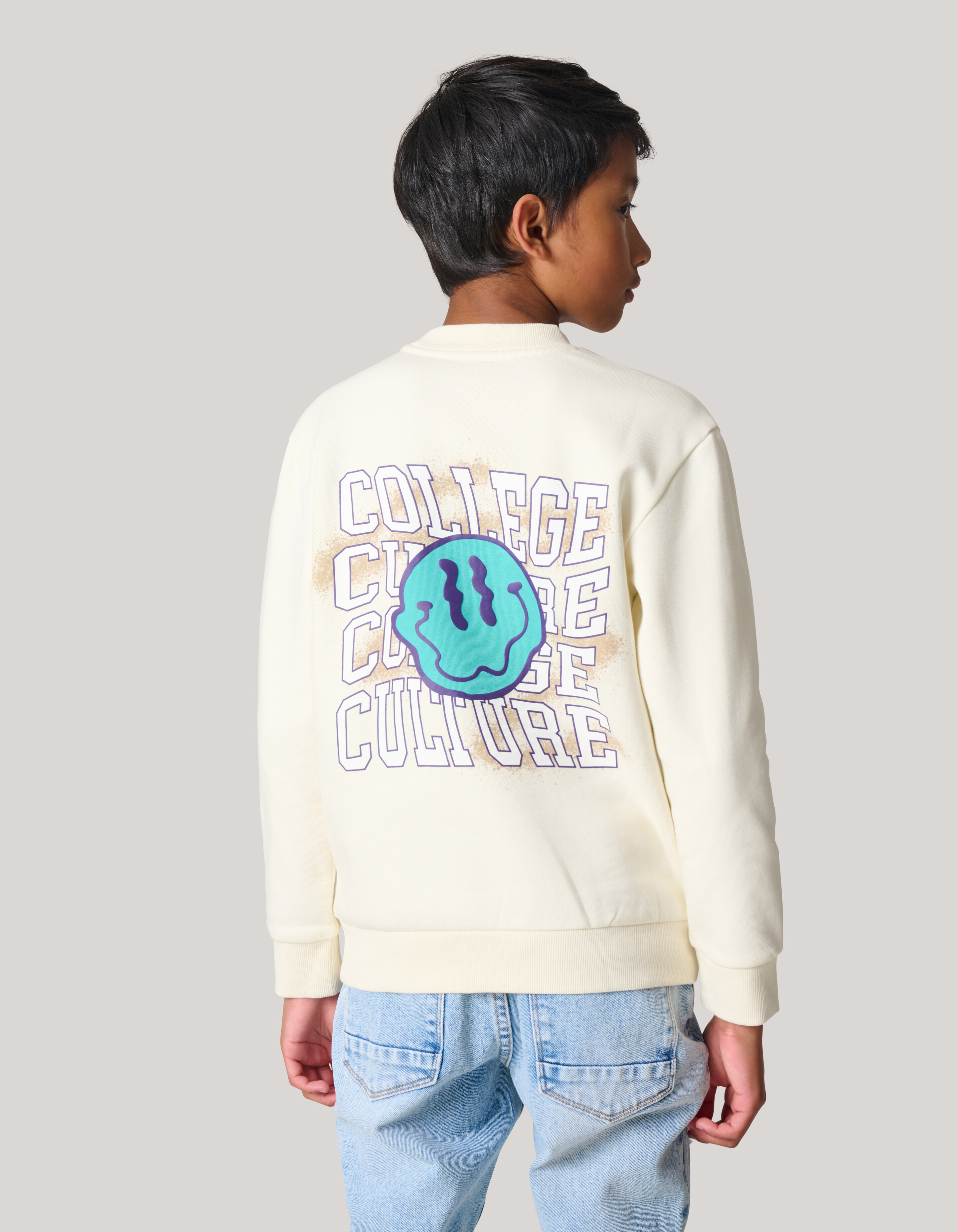 Artwork Pullover Off Weiß SHOEBY BOYS