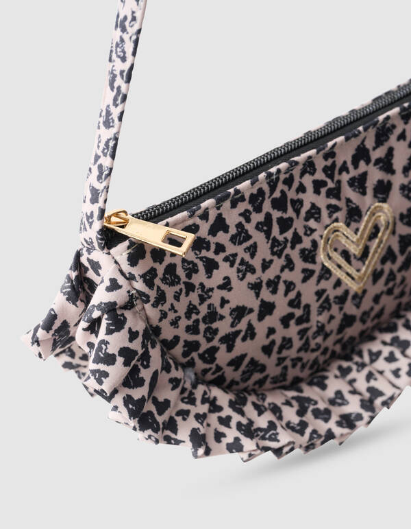 Leopard Heart Tasche Sand SHOEBY ACCESSOIRES