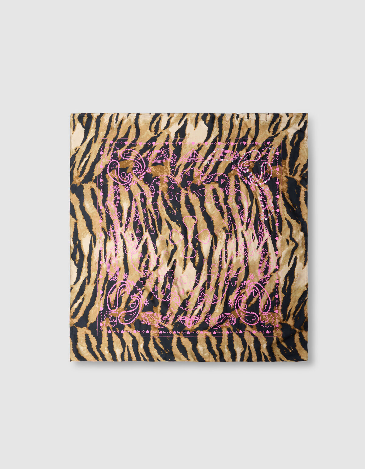 Strass Paisley Schal Braun SHOEBY ACCESSOIRES