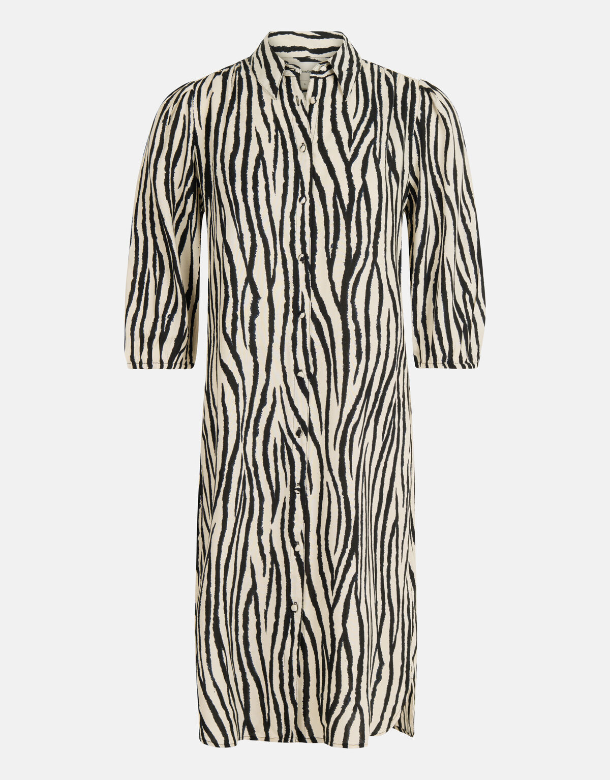 Zebra bedrucktes Kleid Schwarz/Weiß SHOEBY WOMEN