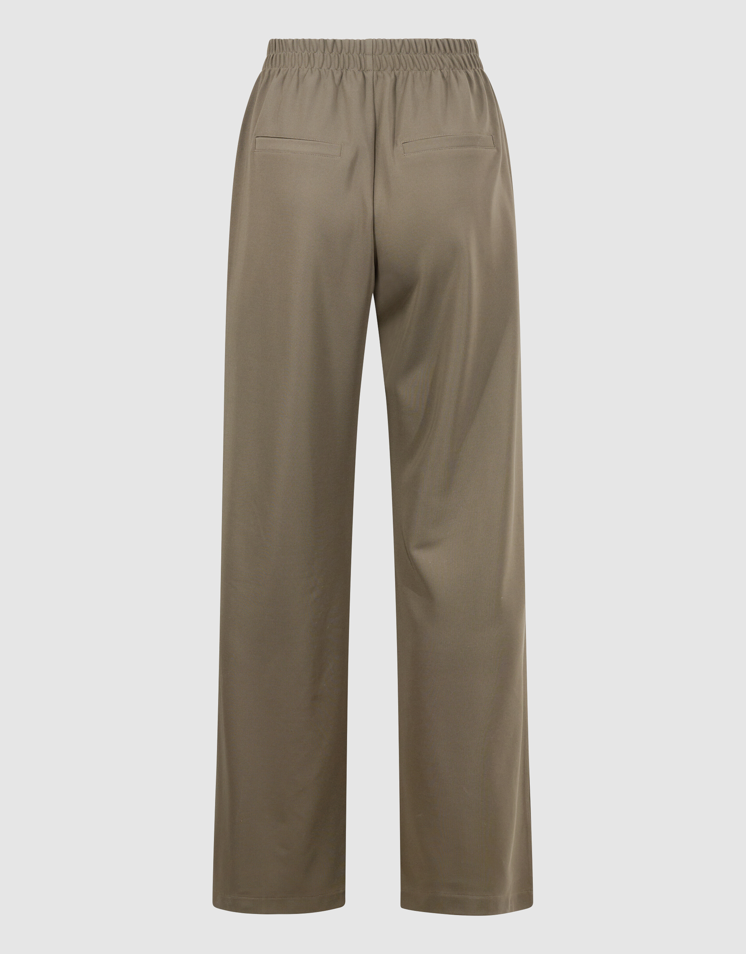 Basic Wide Leg Hose Dunkelgr&uuml;n SHOEBY WOMEN