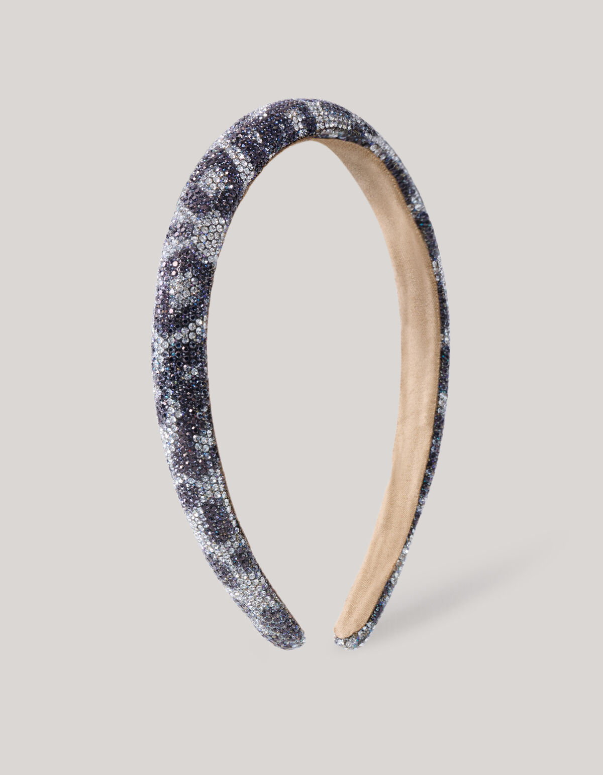 Strass Leopard Haarband Braun SHOEBY ACCESSOIRES