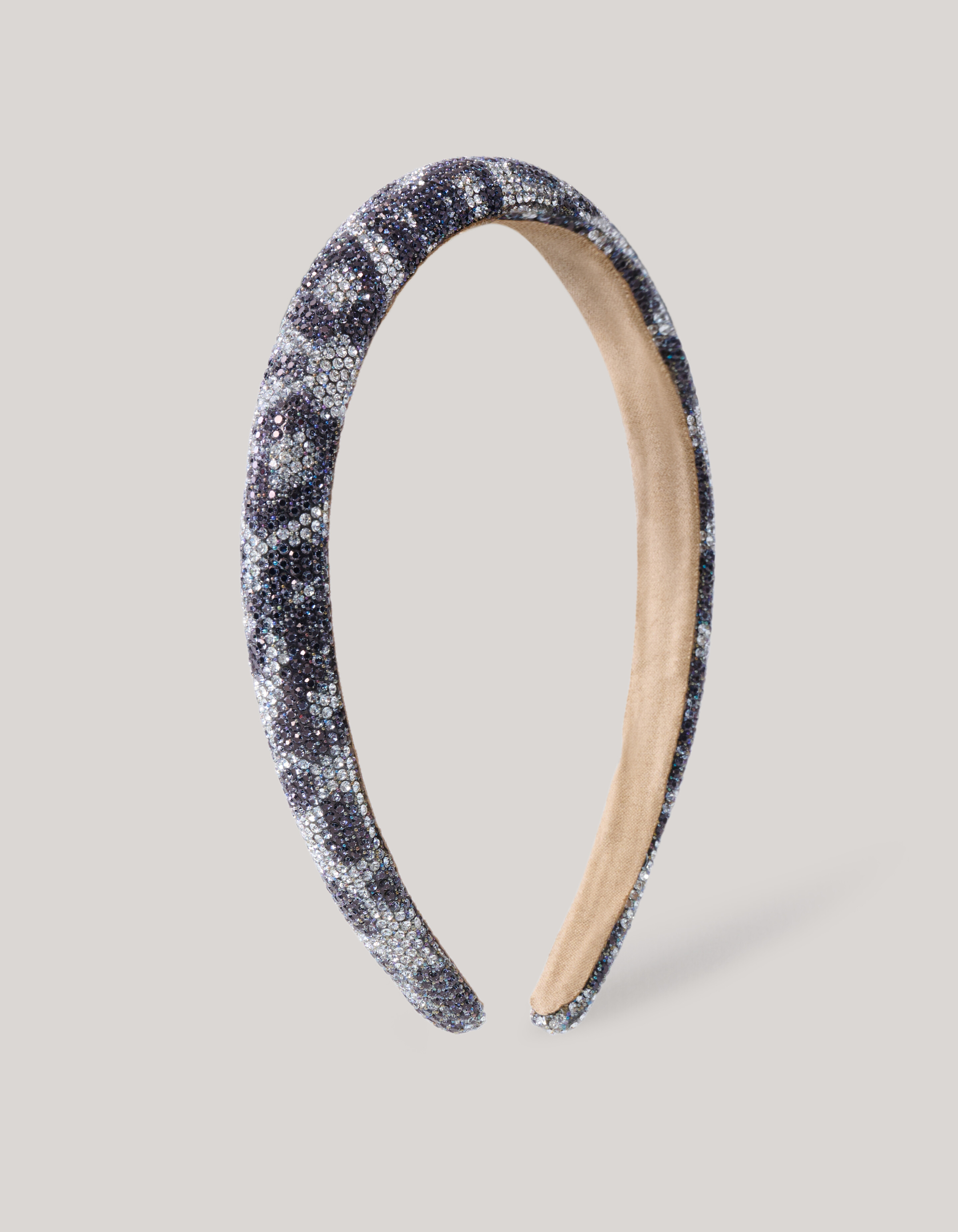 Strass Leopard Haarband Braun SHOEBY ACCESSOIRES