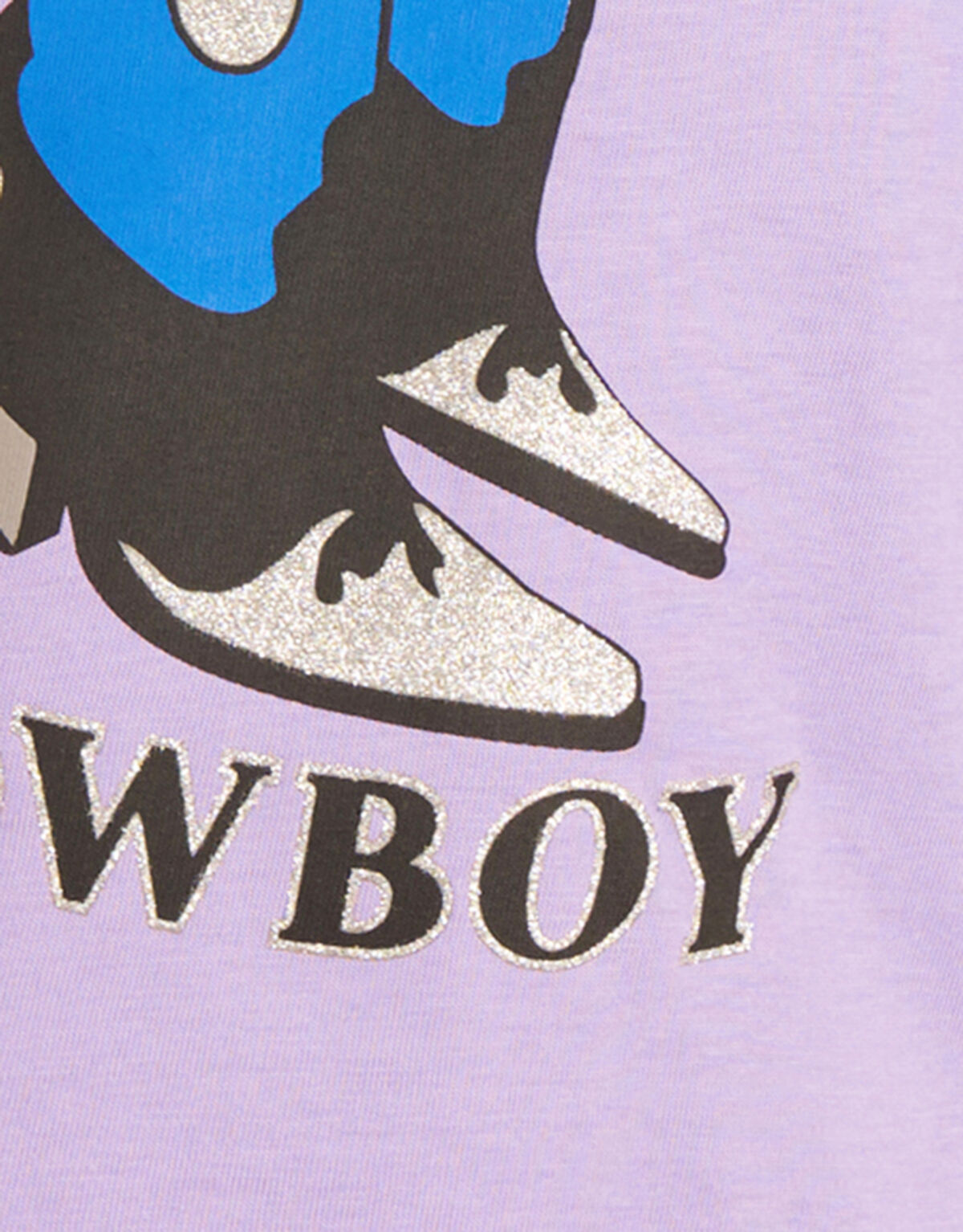 Artwork Langarm-T-Shirt Lila SHOEBY GIRLS