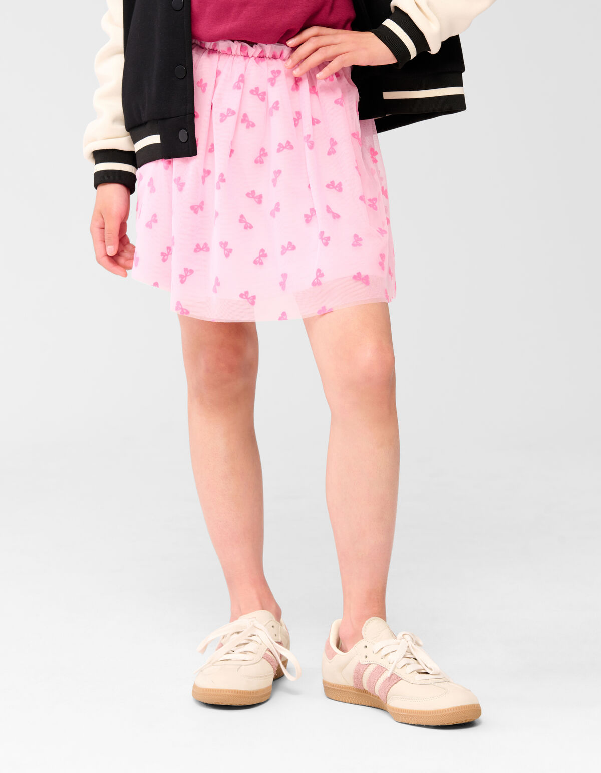 Mesh-Schleifenrock Rosa SHOEBY GIRLS