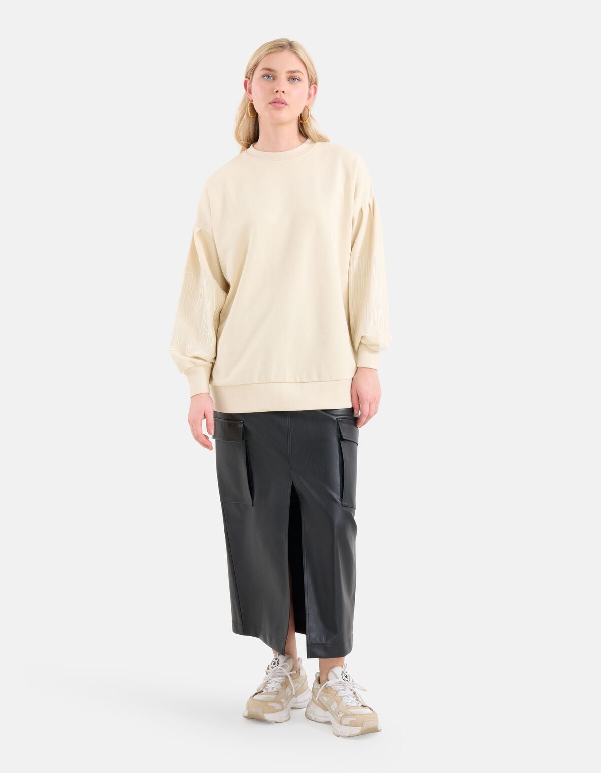 Pullover mit Stickerei Off White SHOEBY WOMEN