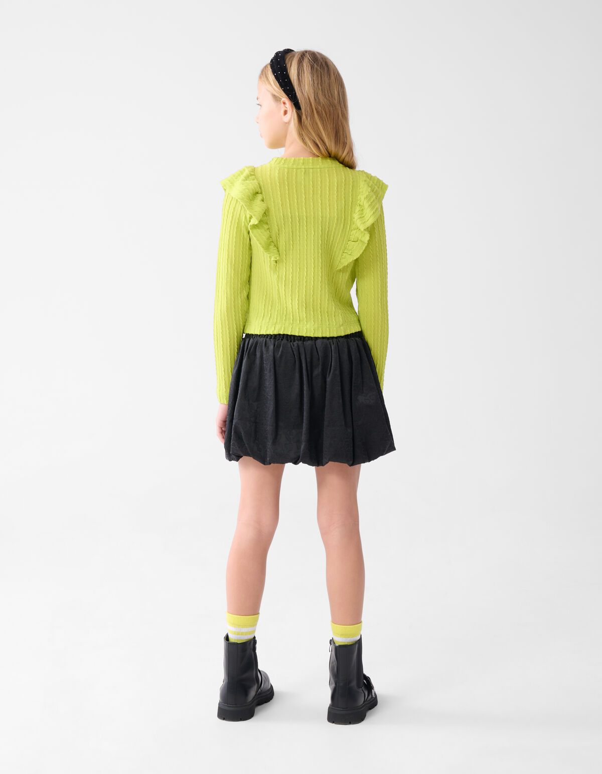 Kabel R&uuml;schen Top Gr&uuml;n SHOEBY GIRLS