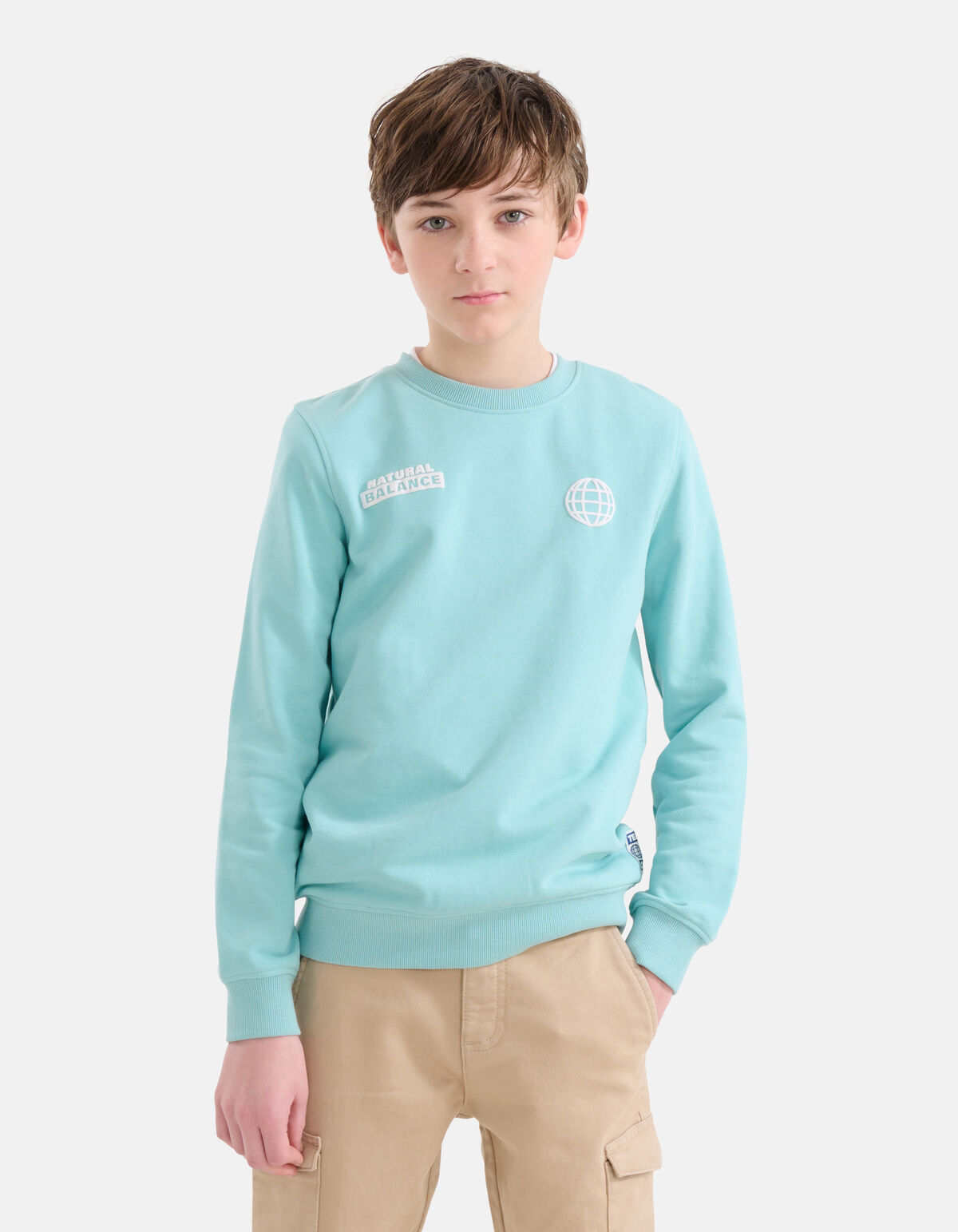 Artwork Sweater Blauw SHOEBY BOYS