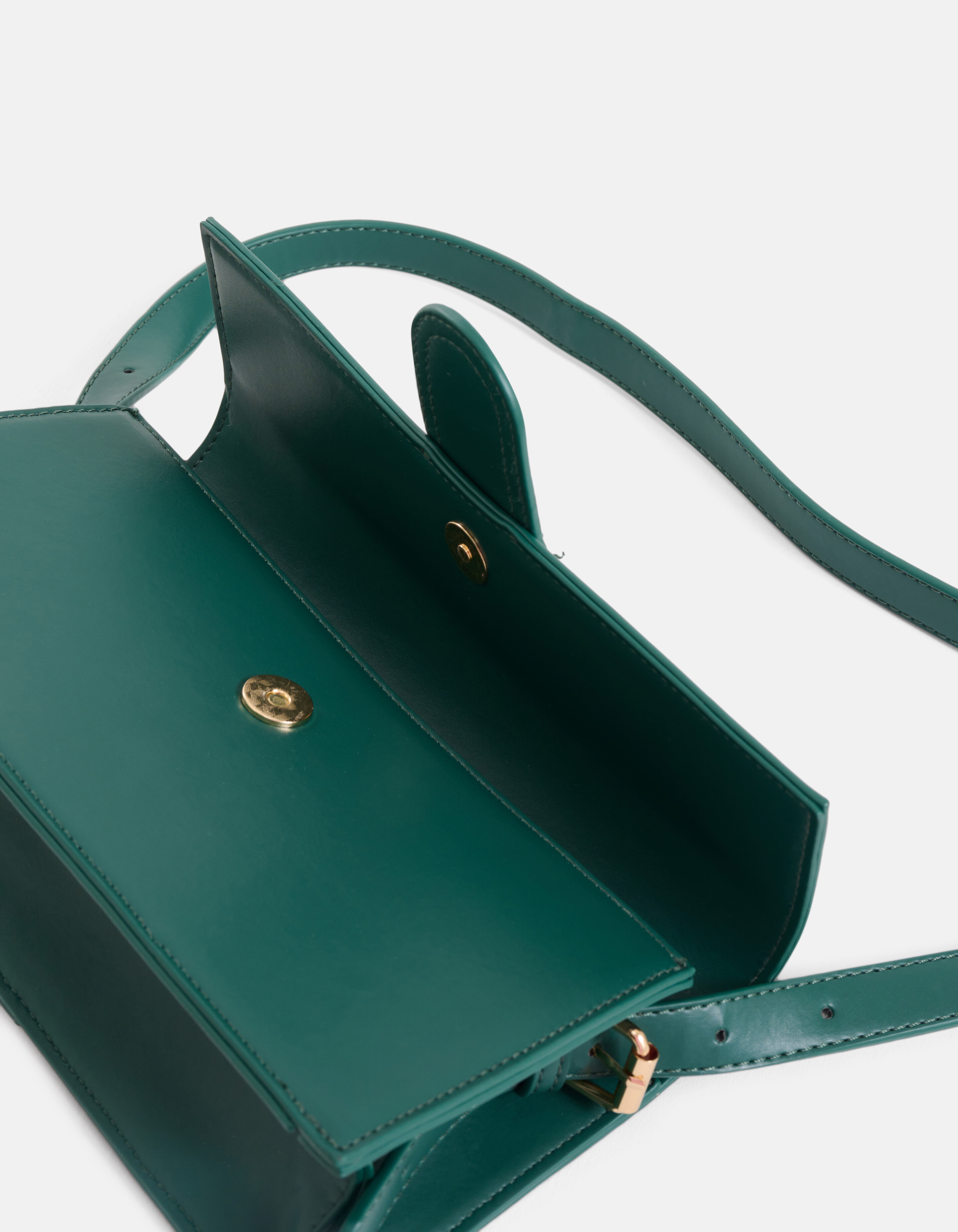 Rechteckige Tasche Dunkelgrün SHOEBY ACCESSOIRES