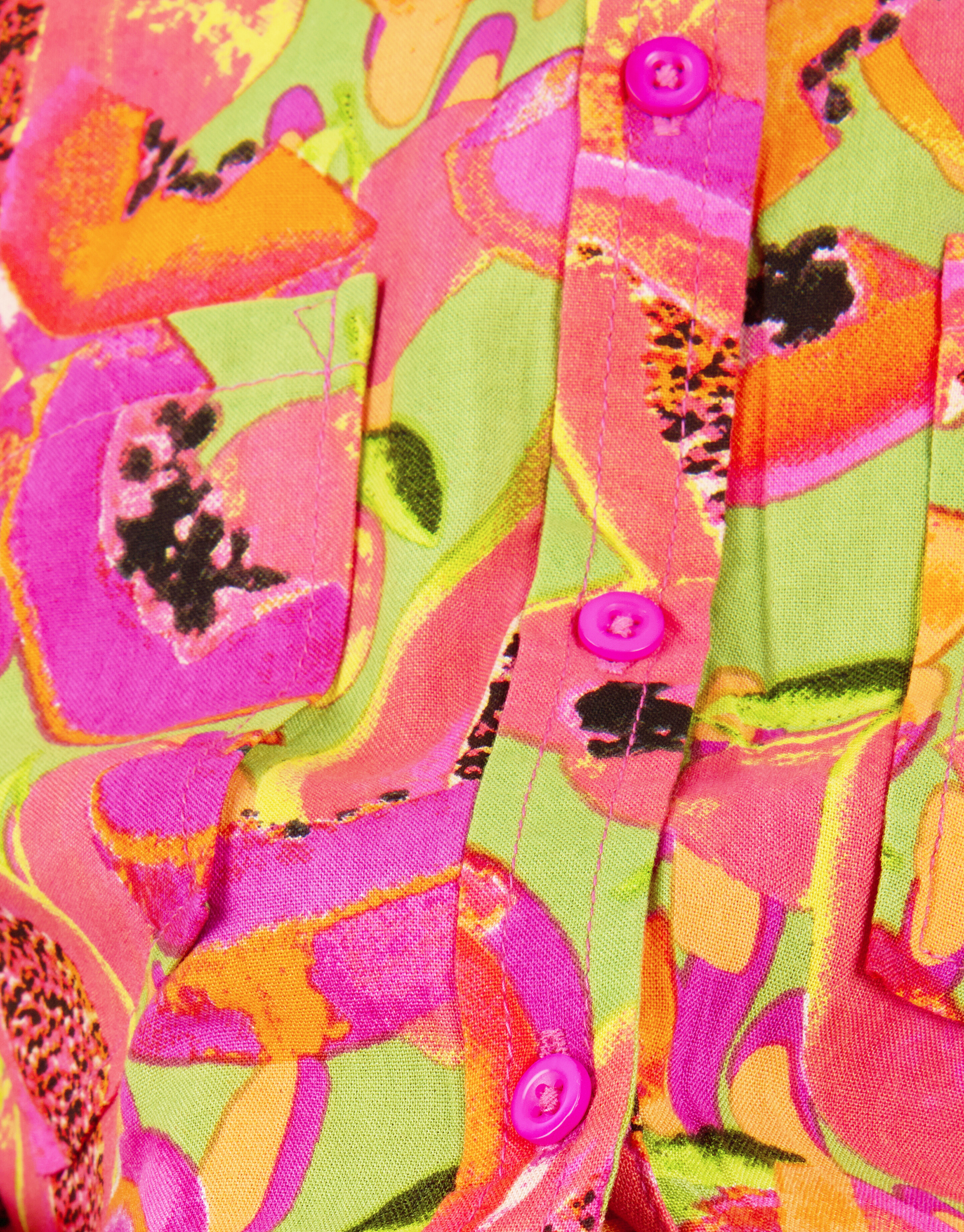 Bluse mit Obstmuster Grün SHOEBY GIRLS