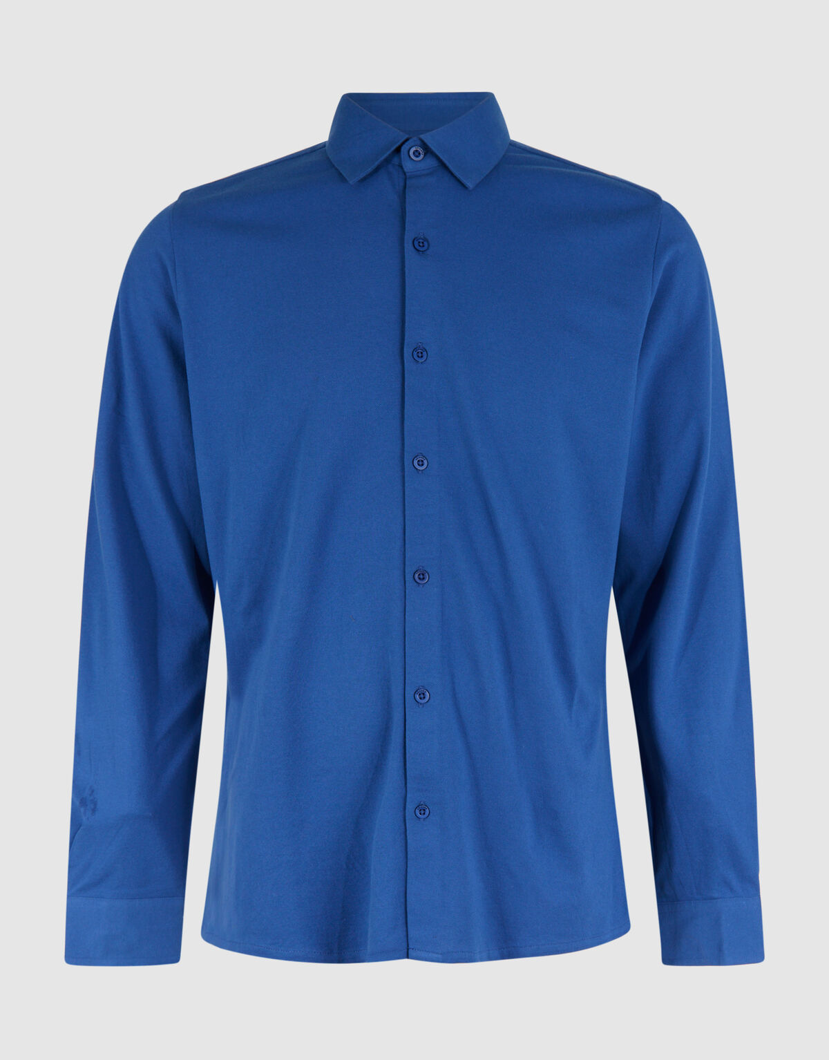 Piqué-Hemd Blau SHOEBY MEN