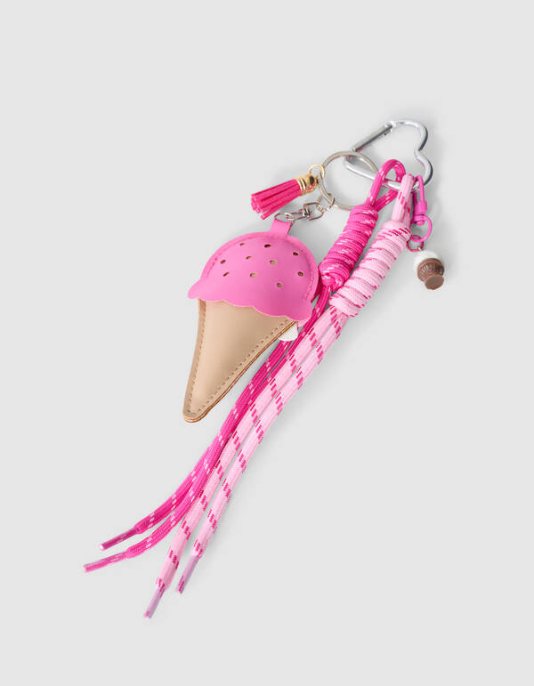 Eiscreme-Schl&uuml;sselanh&auml;nger, rosa SHOEBY GIRLS