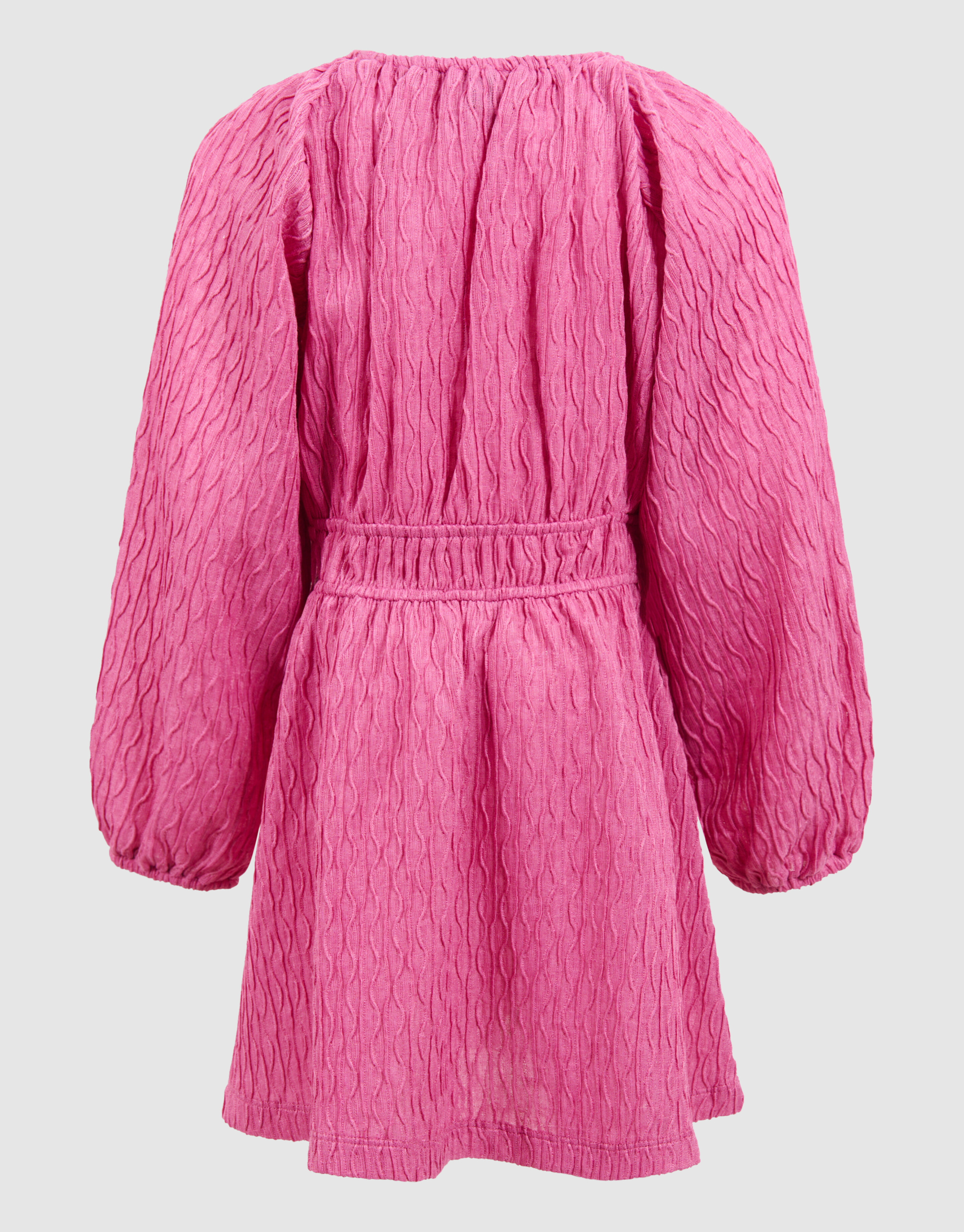 Kleid mit gewellter Textur Rosa SHOEBY GIRLS