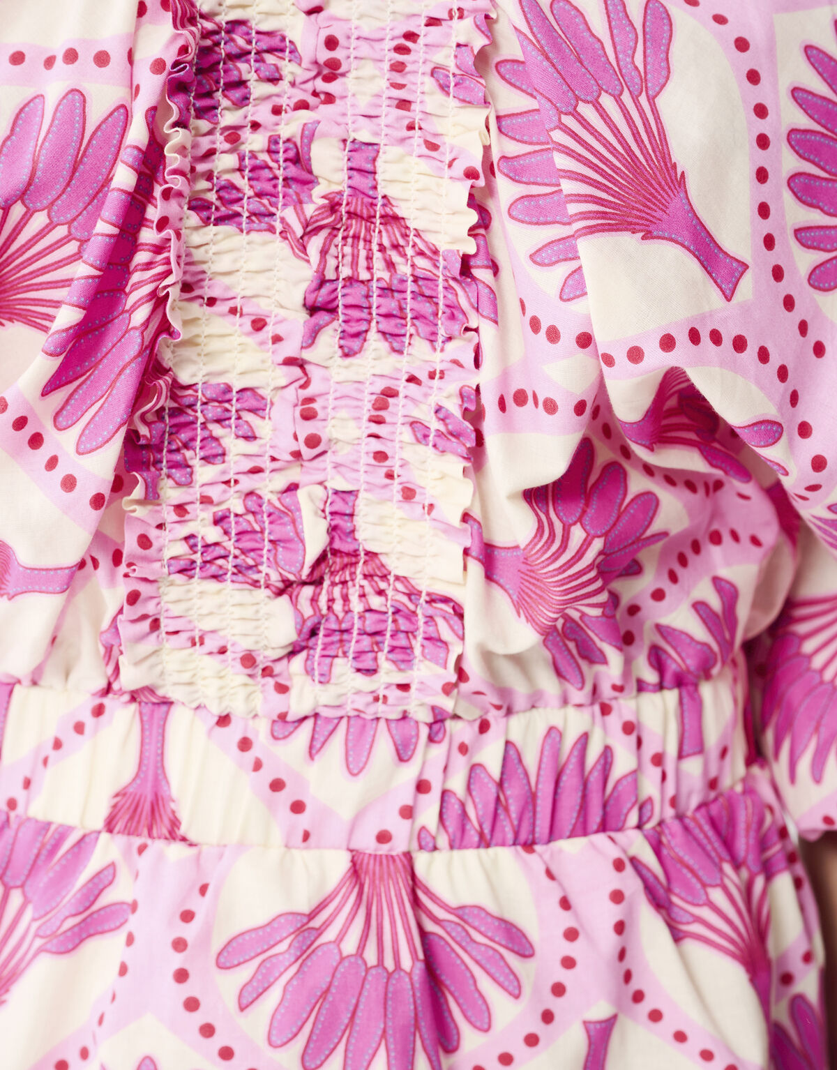 Bedruckte Mini Jurk Roze SHOEBY WOMEN