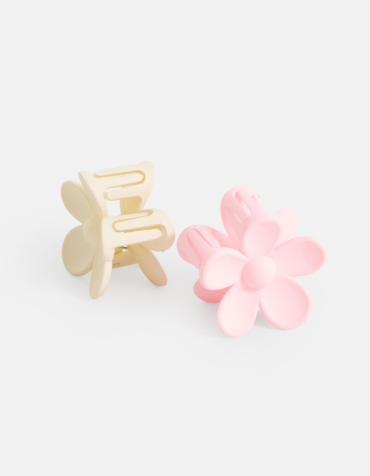 Bloemen Haarclip Set Oranje/Paars SHOEBY ACCESSOIRES