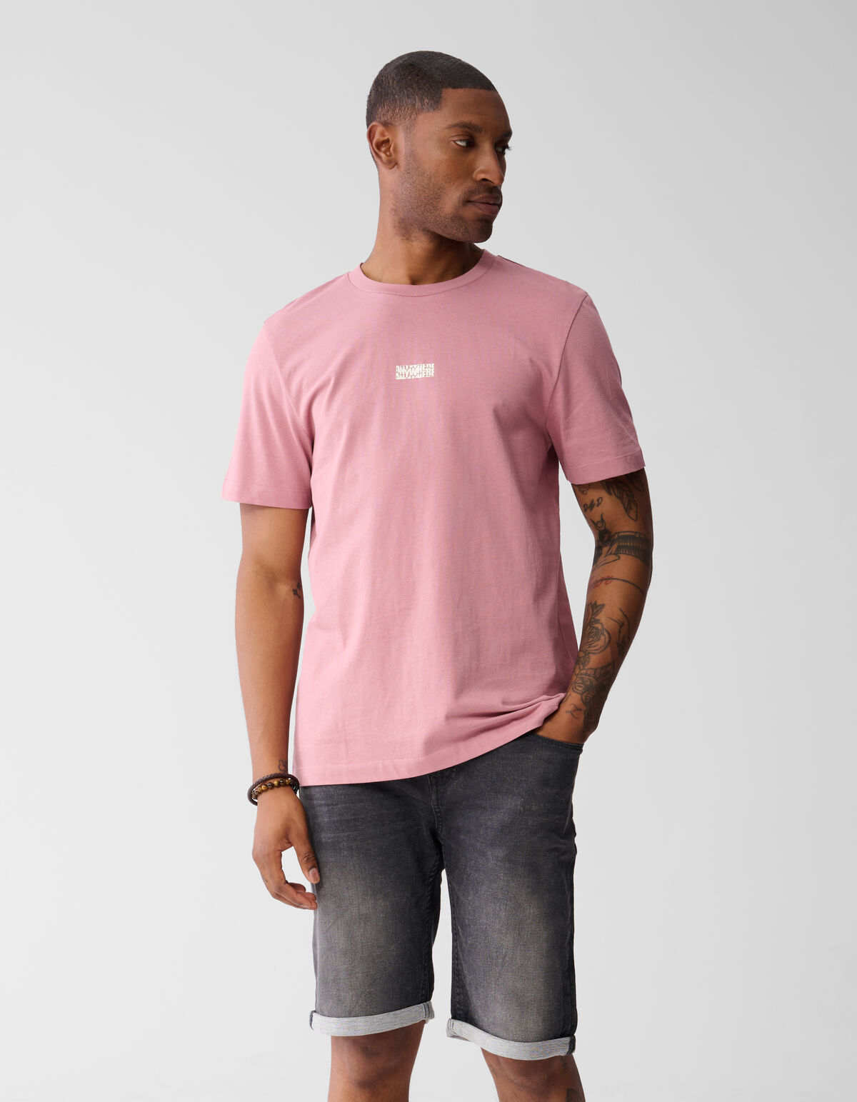 Anywhere Artwork T-shirt Pink SHOEBY MEN