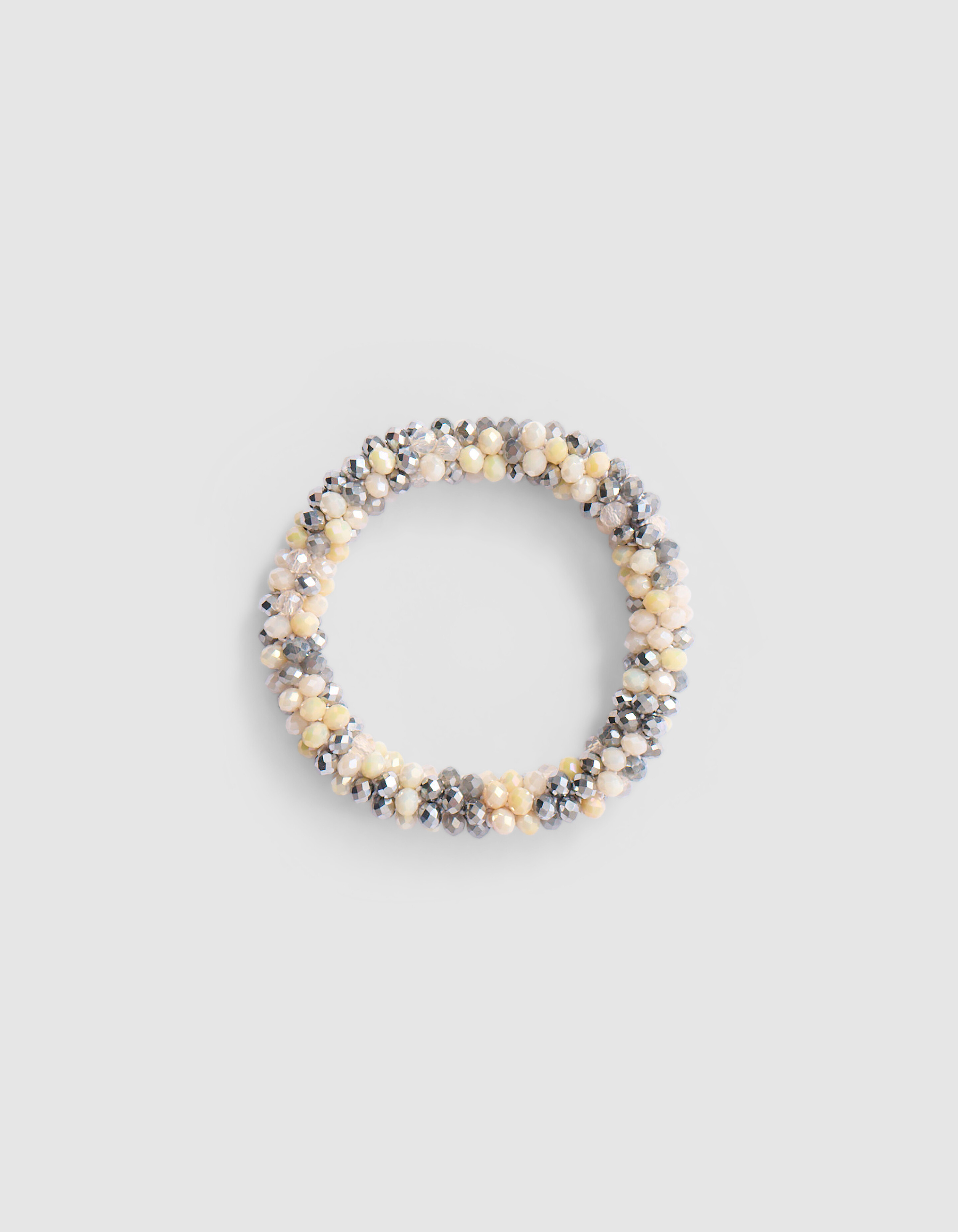 Perlen Haargummi Silber SHOEBY ACCESSOIRES