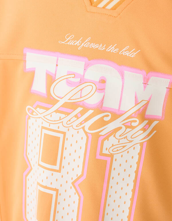 Baseball T-shirt Oranje SHOEBY GIRLS