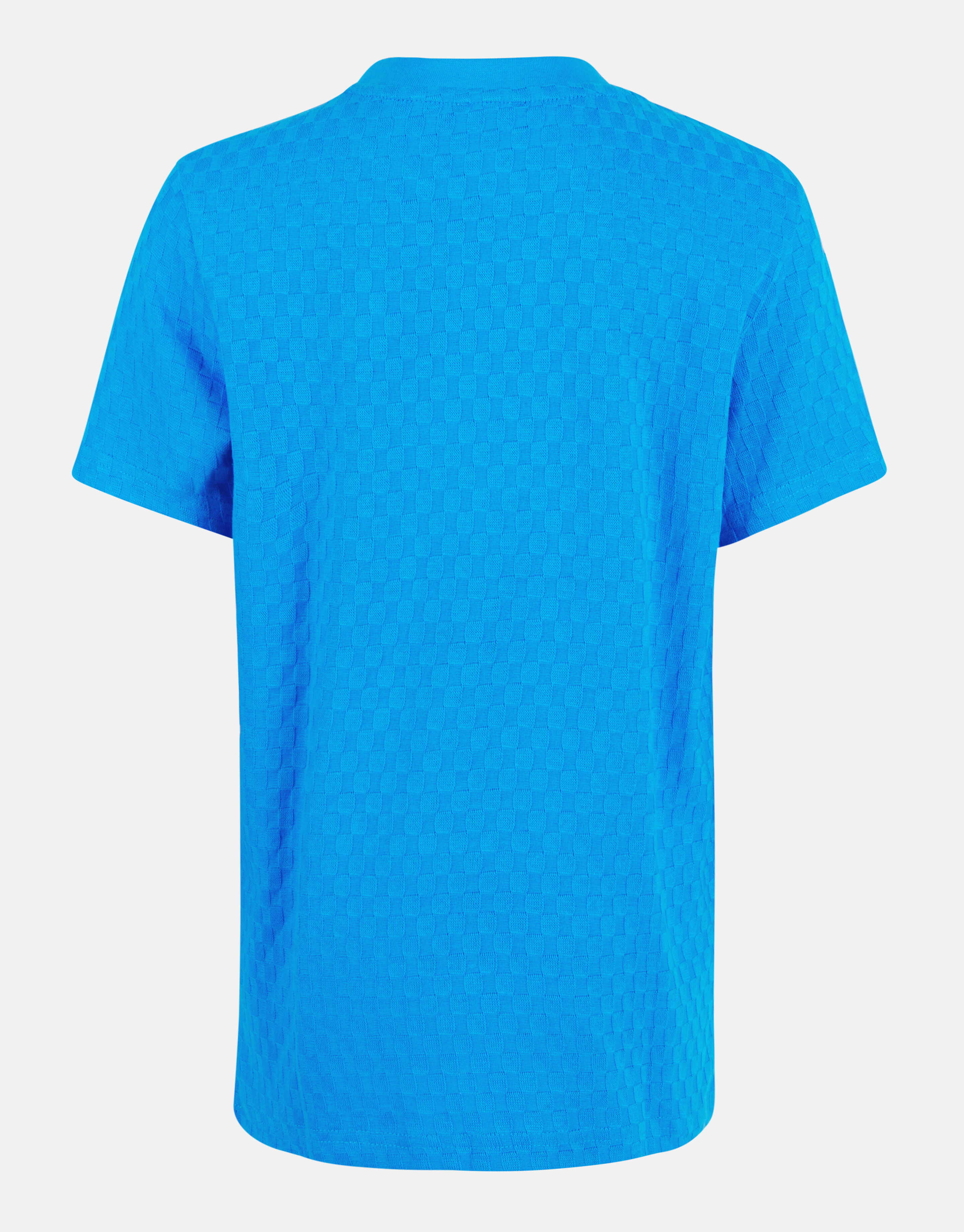 T-Shirt mit Karodruck Blau SHOEBY BOYS