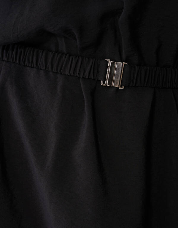 Sportlicher Trainingsanzug Maxi Kleid Schwarz SHOEBY WOMEN