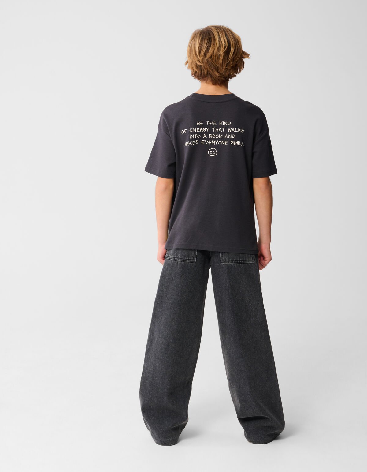 Sportliche Baggy-Fit-Jeans, Dunkelgrau SHOEBY BOYS