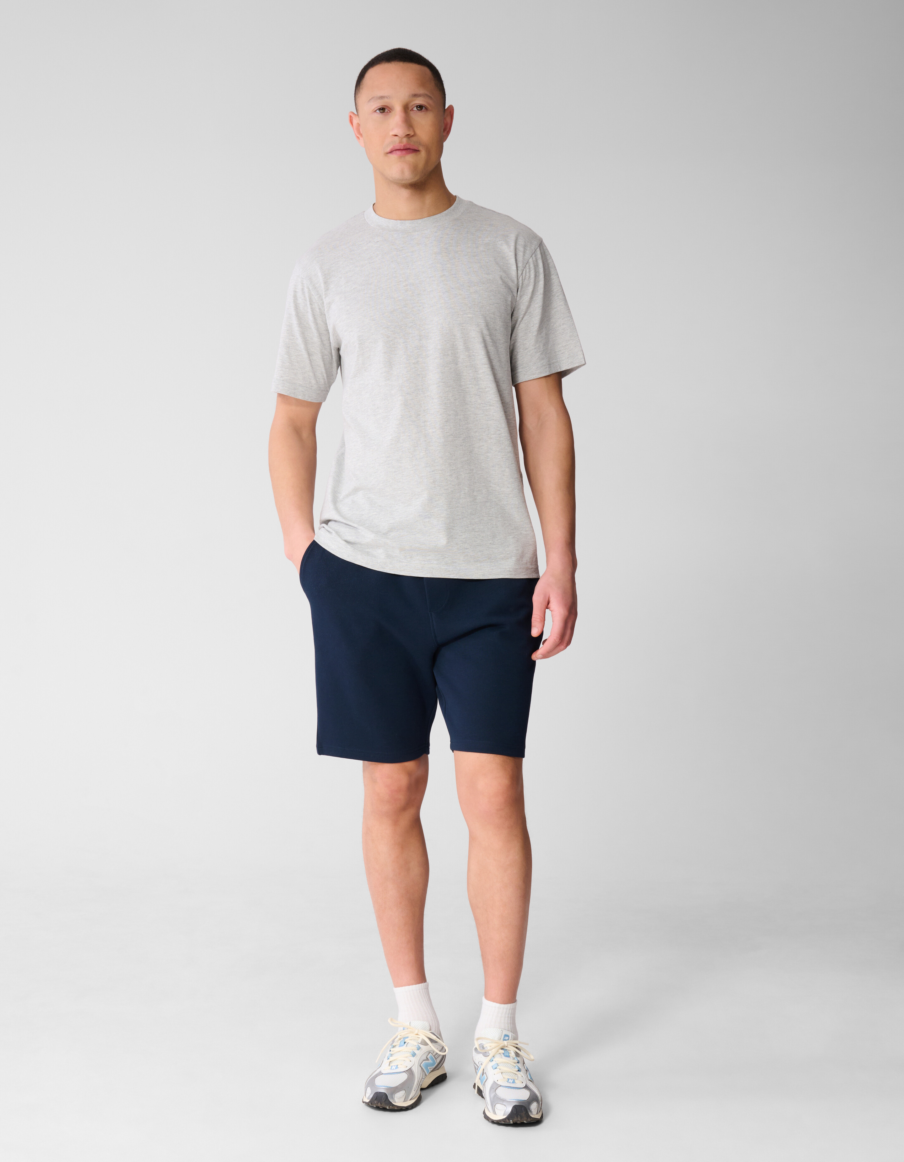 Piqu&eacute;-Short Dunkelblau SHOEBY MEN