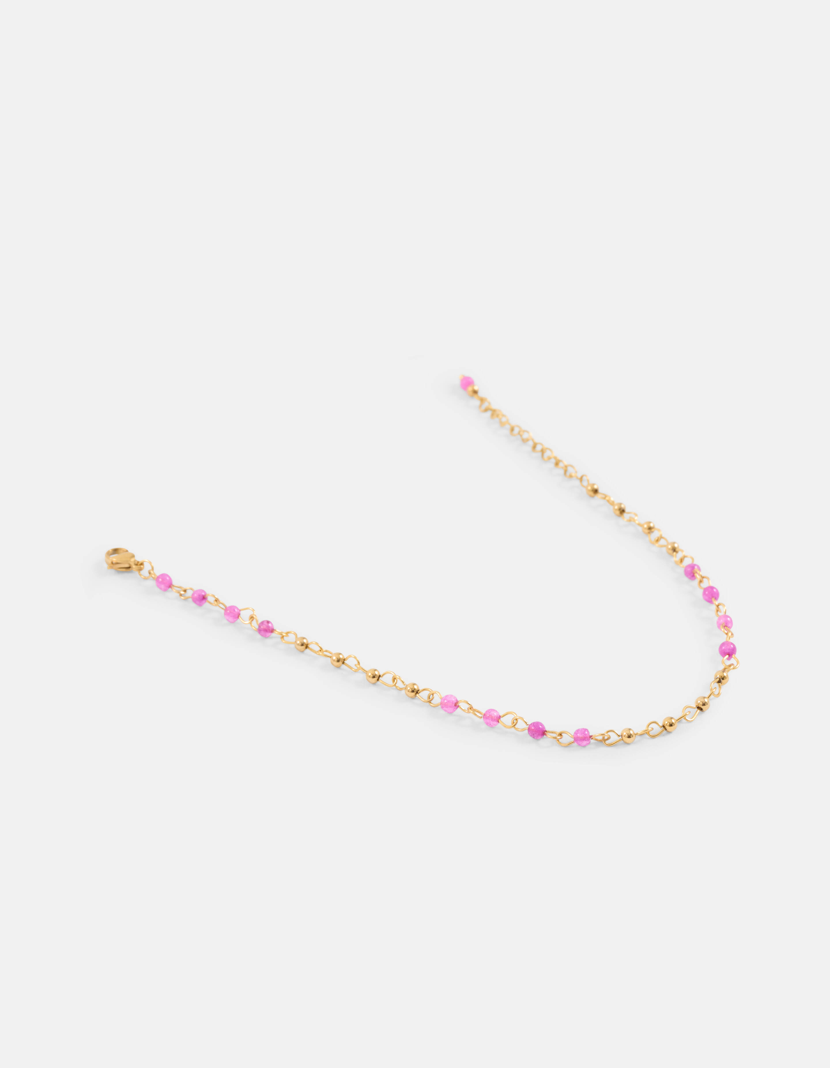 Perlen-Knöchel-Armband Rosa SHOEBY ACCESSOIRES