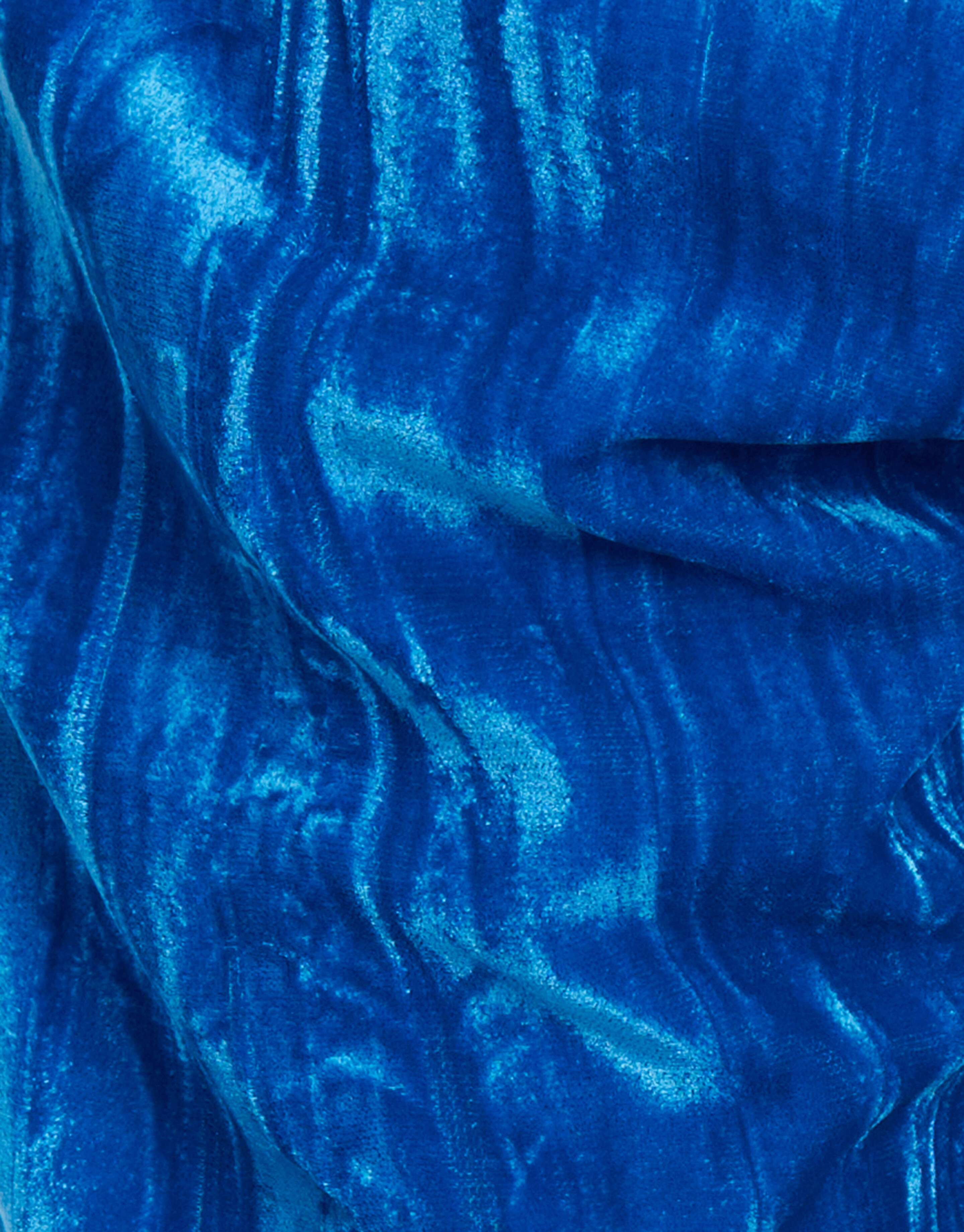 Weite Hose aus Samt Blau SHOEBY GIRLS