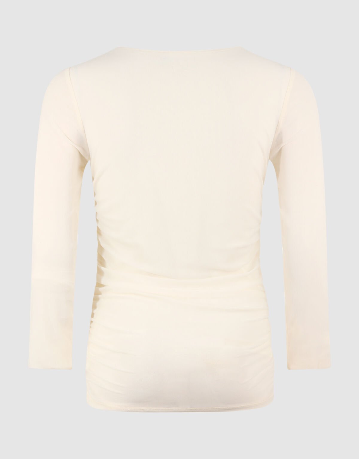 Transparenter Mesh-Top in Cremeweiß SHOEBY WOMEN