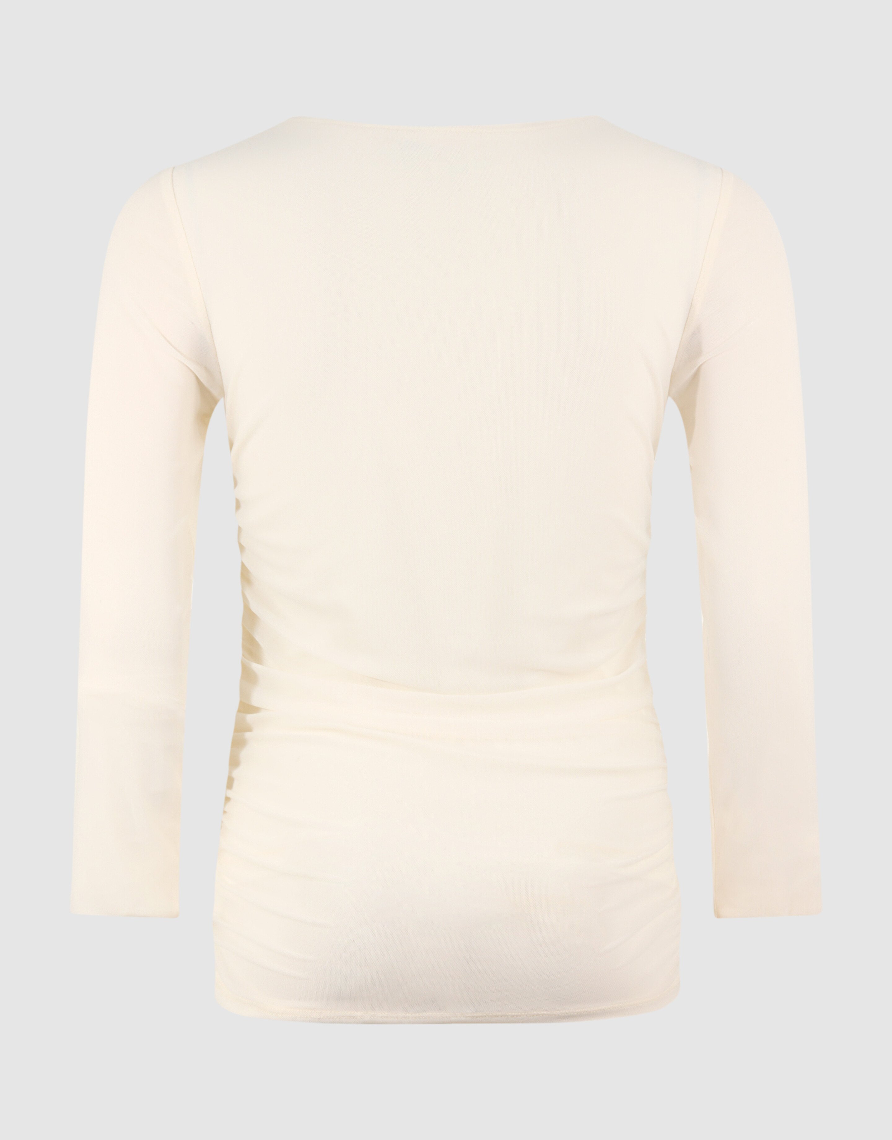 Transparenter Mesh-Top in Cremeweiß SHOEBY WOMEN