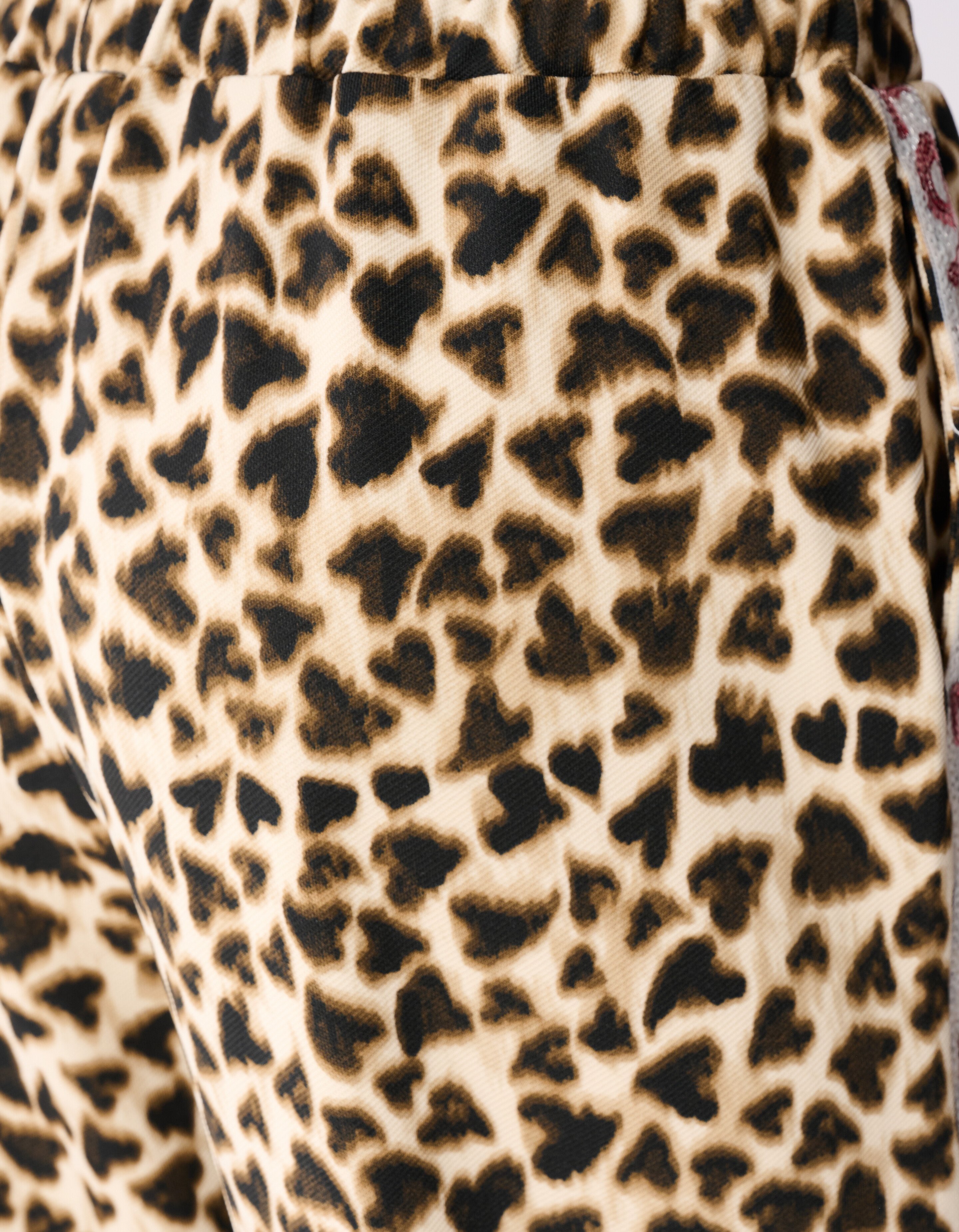 Leopard Heart Hose Hellbraun SHOEBY GIRLS