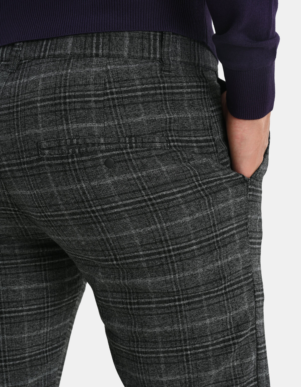 Karierte Hose Grau SHOEBY MEN