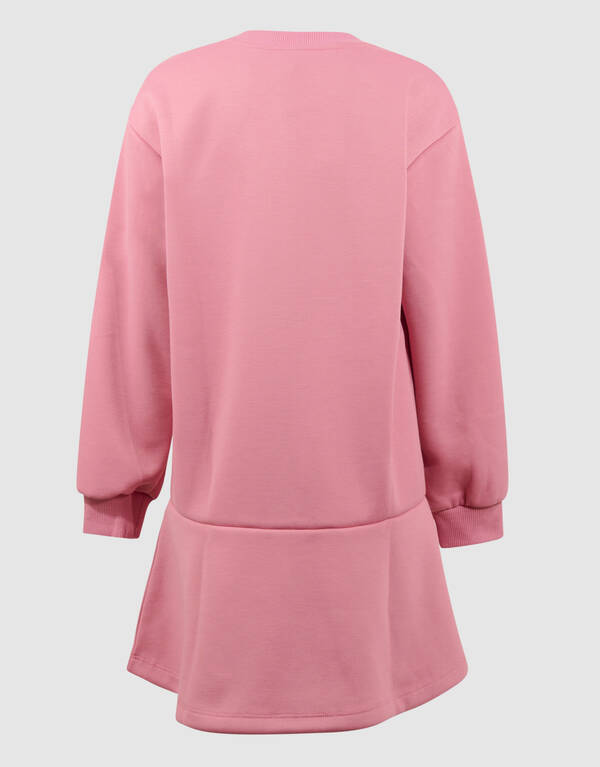 Herzförmiges Sweatshirtkleid Rosa SHOEBY GIRLS