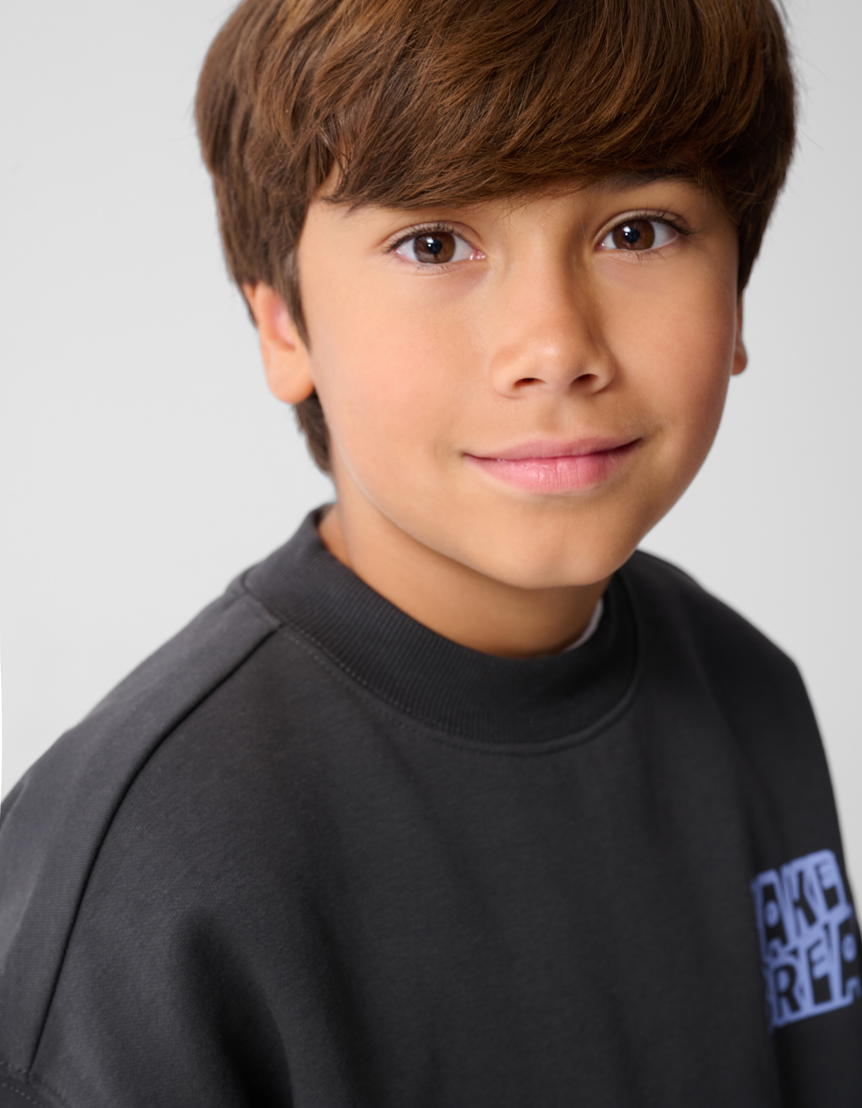 Break Artwork Pullover Dunkelgrau SHOEBY BOYS