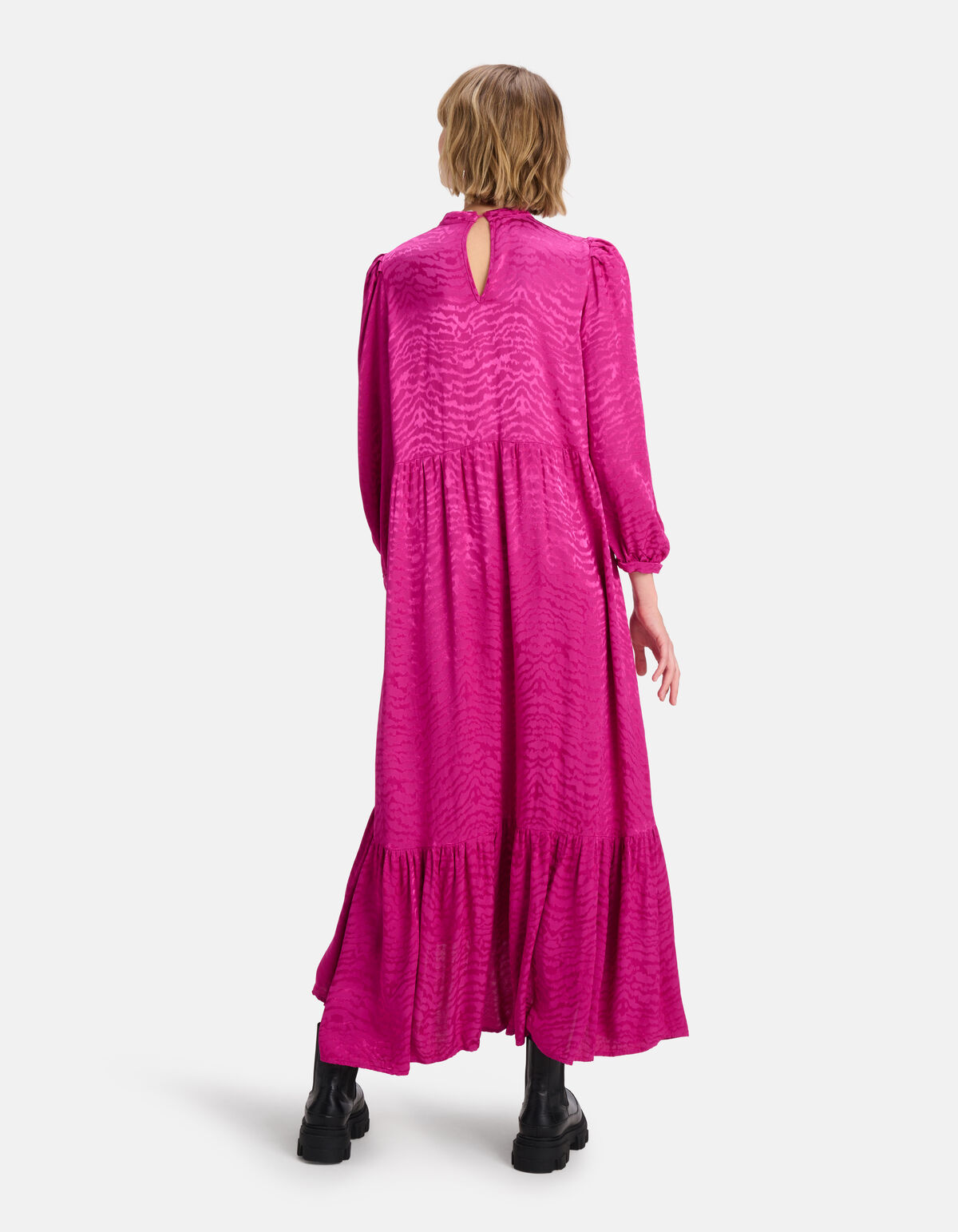 Jacquard-Maxikleid Rosa SHOEBY WOMEN