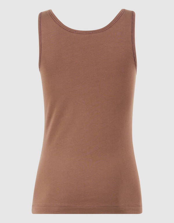 Basic Tanktop Hellbraun SHOEBY WOMEN