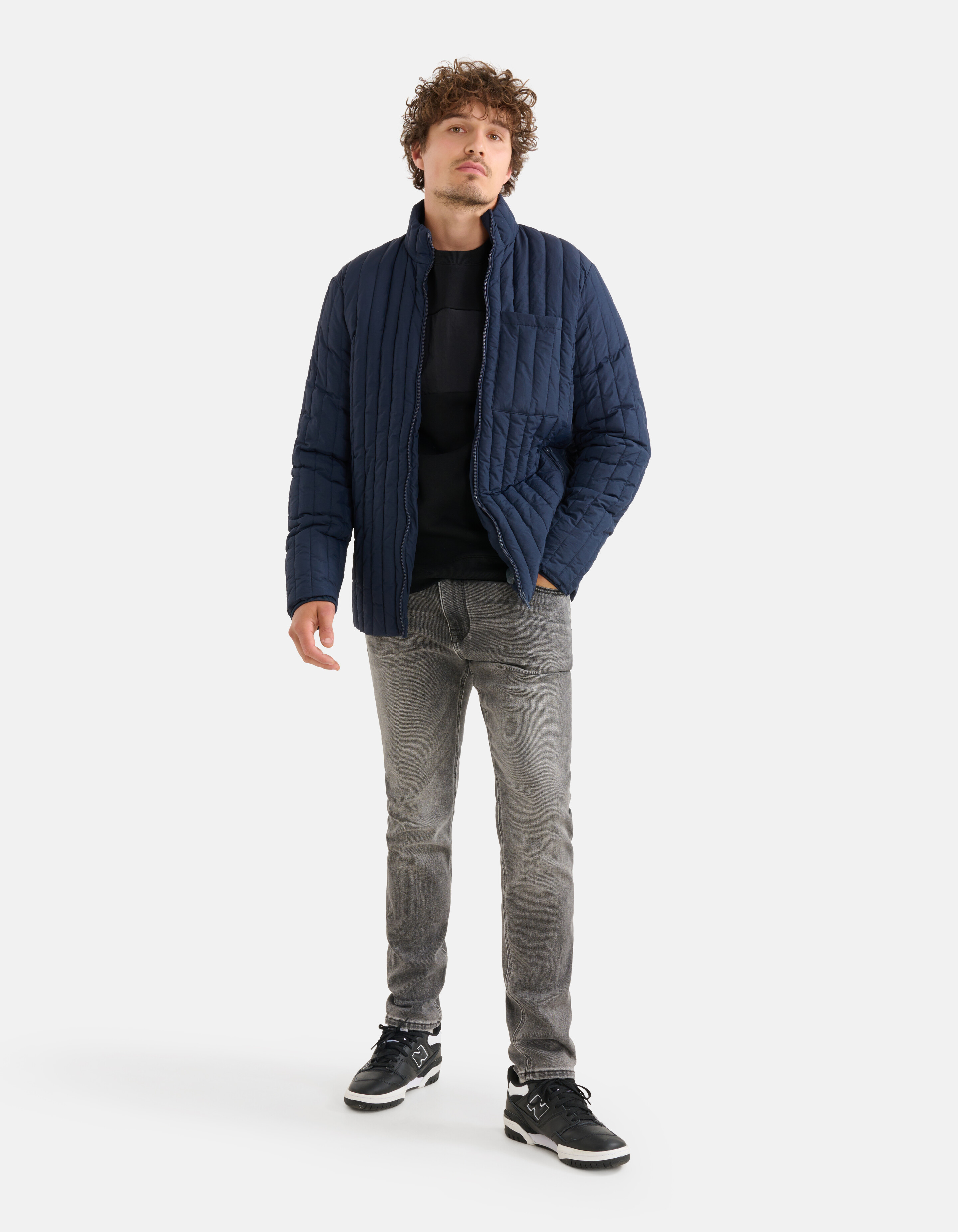 Steppjacke Dunkelblau SHOEBY MEN