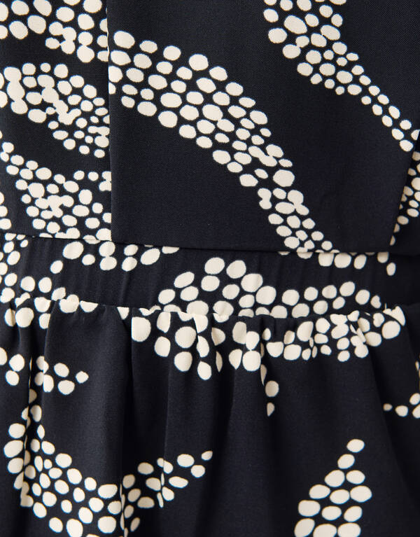 Bedrucktes Minikleid Schwarz SHOEBY WOMEN