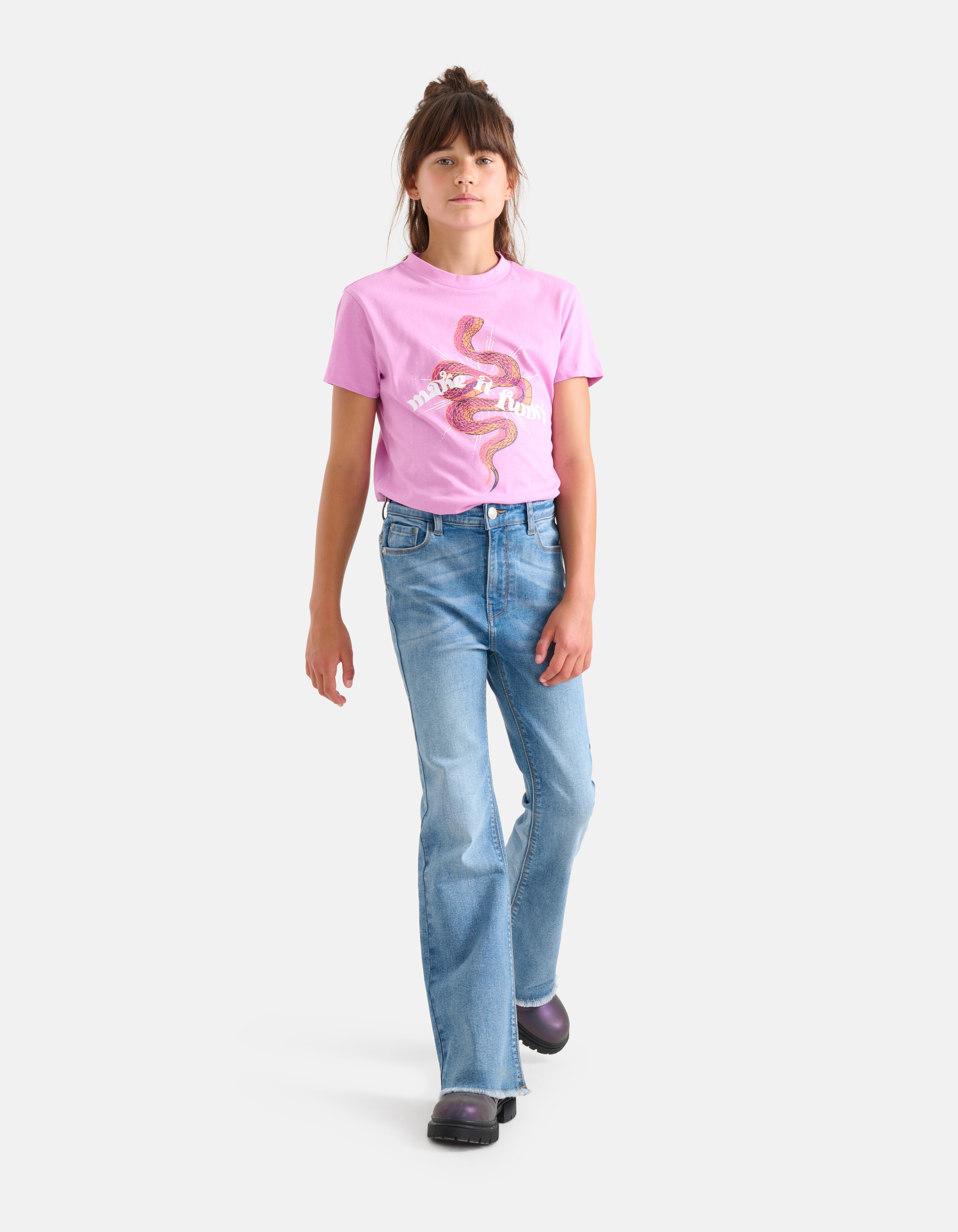 Funky Artwork T-shirt Rosa SHOEBY GIRLS