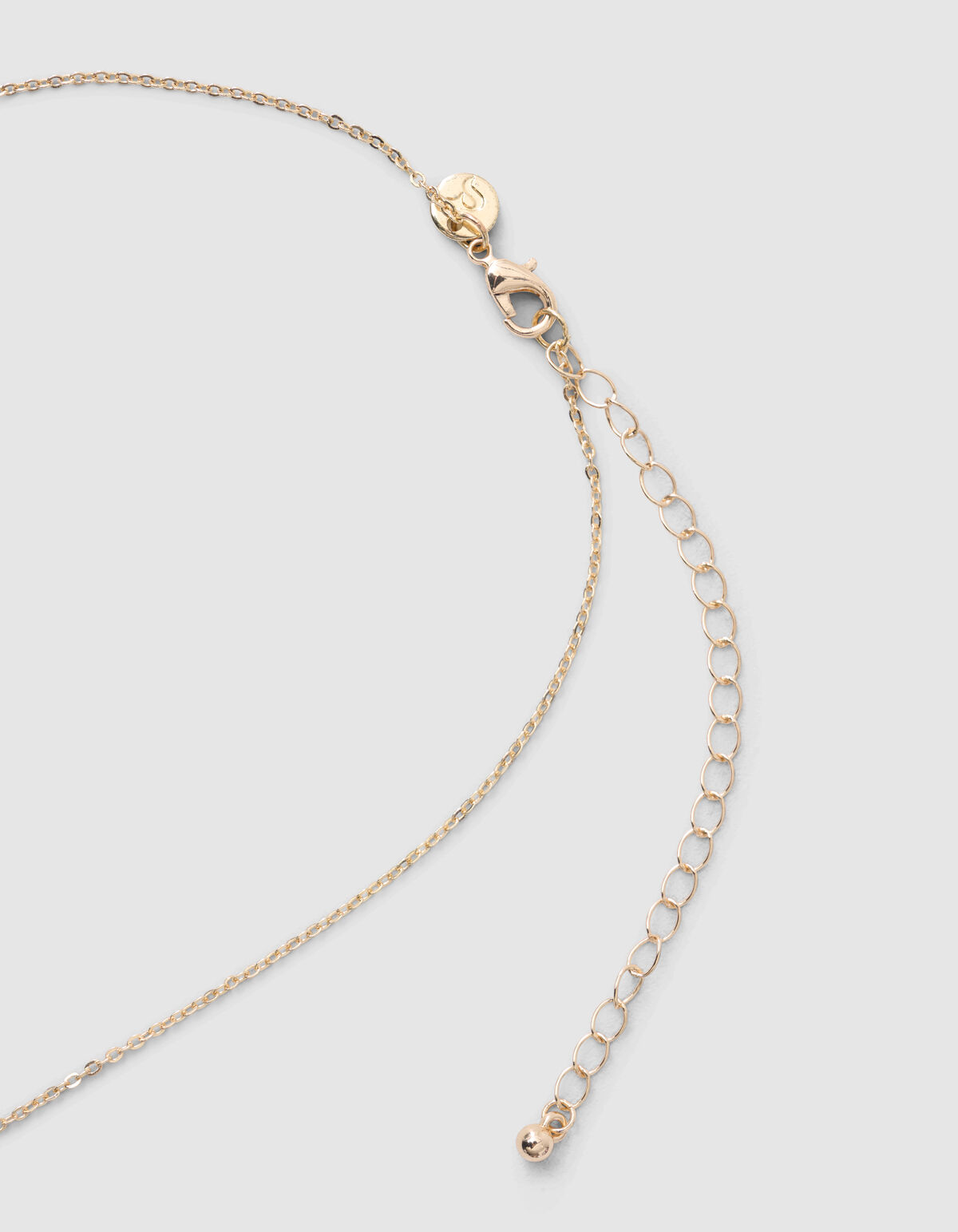 Smiley-Charme-Halskette Gold SHOEBY ACCESSOIRES