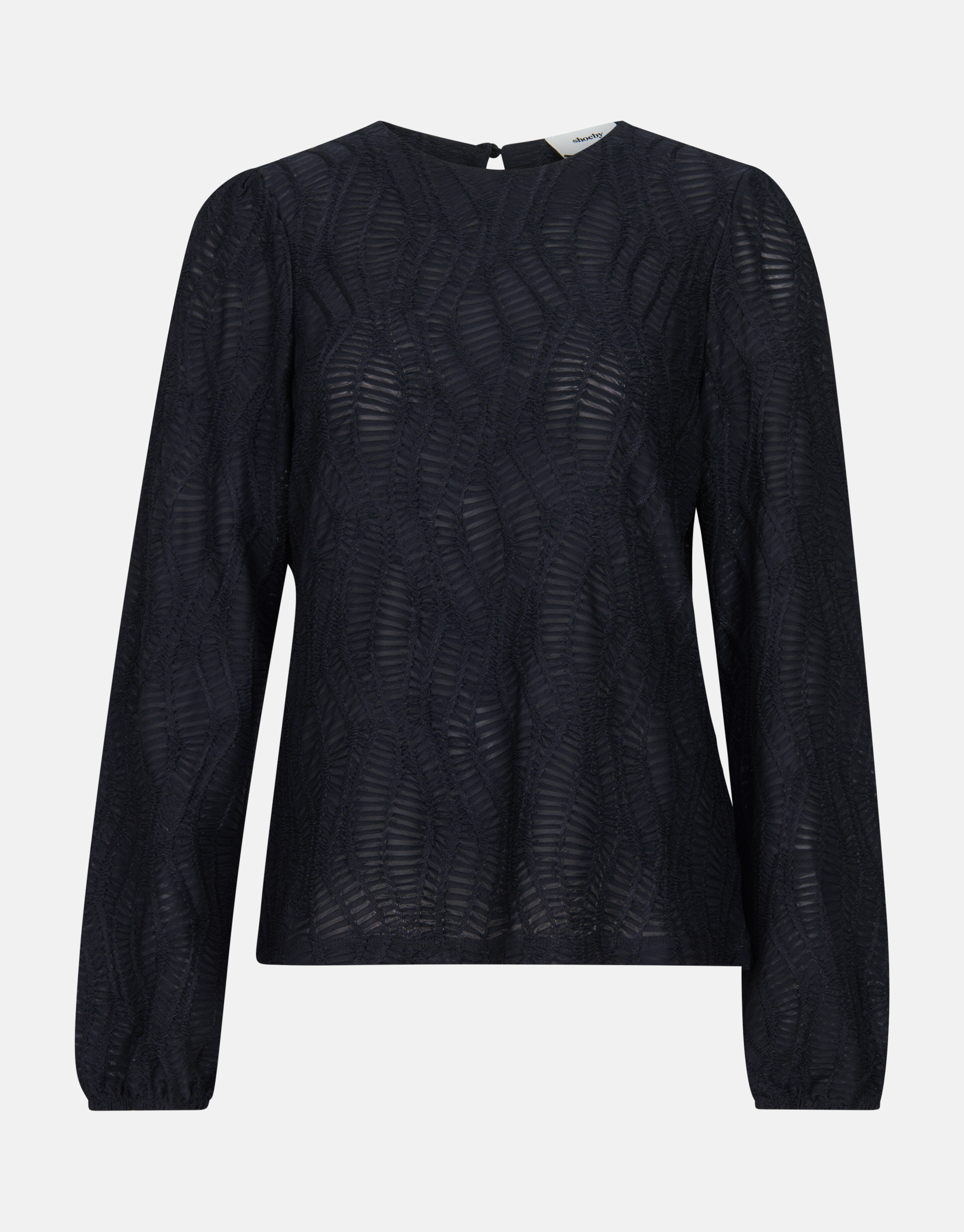 Textur Top Schwarz SHOEBY WOMEN