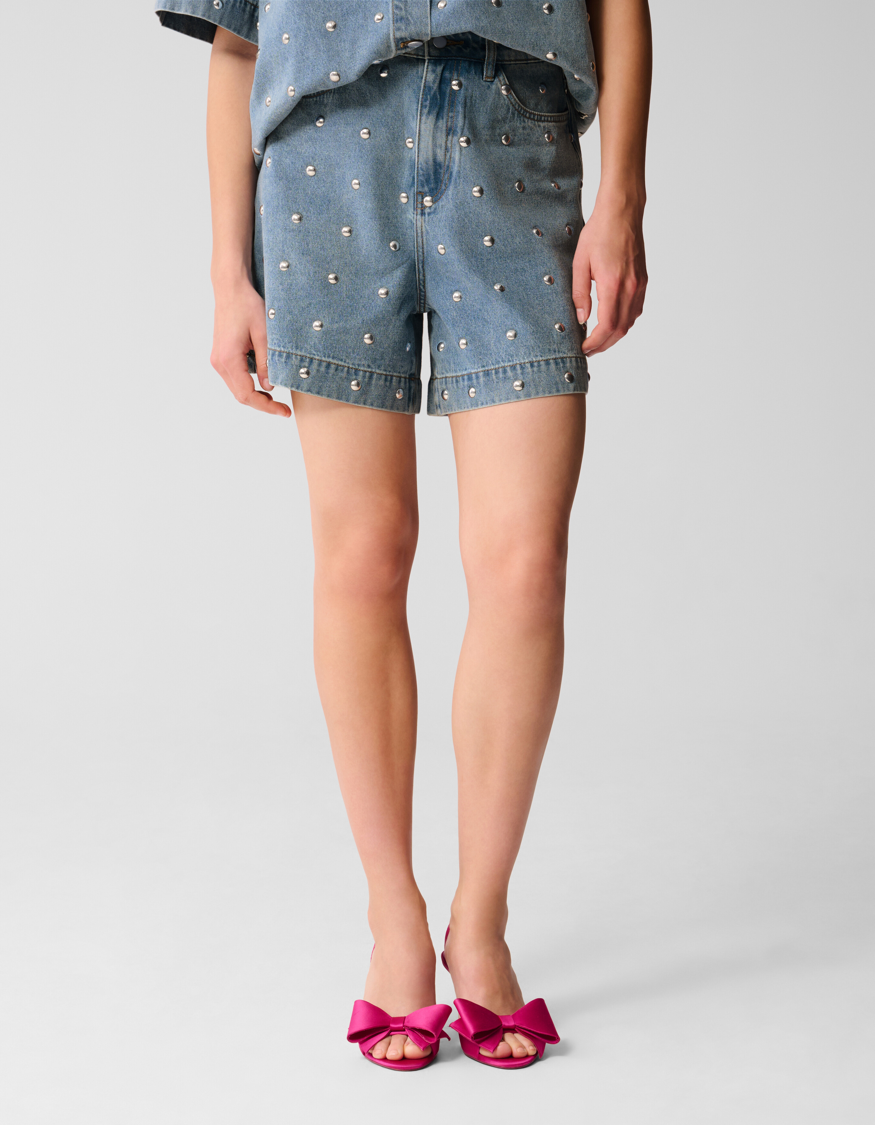 Denim Nieten Kurzer Mittelstein von Lizzy SHOEBY WOMEN