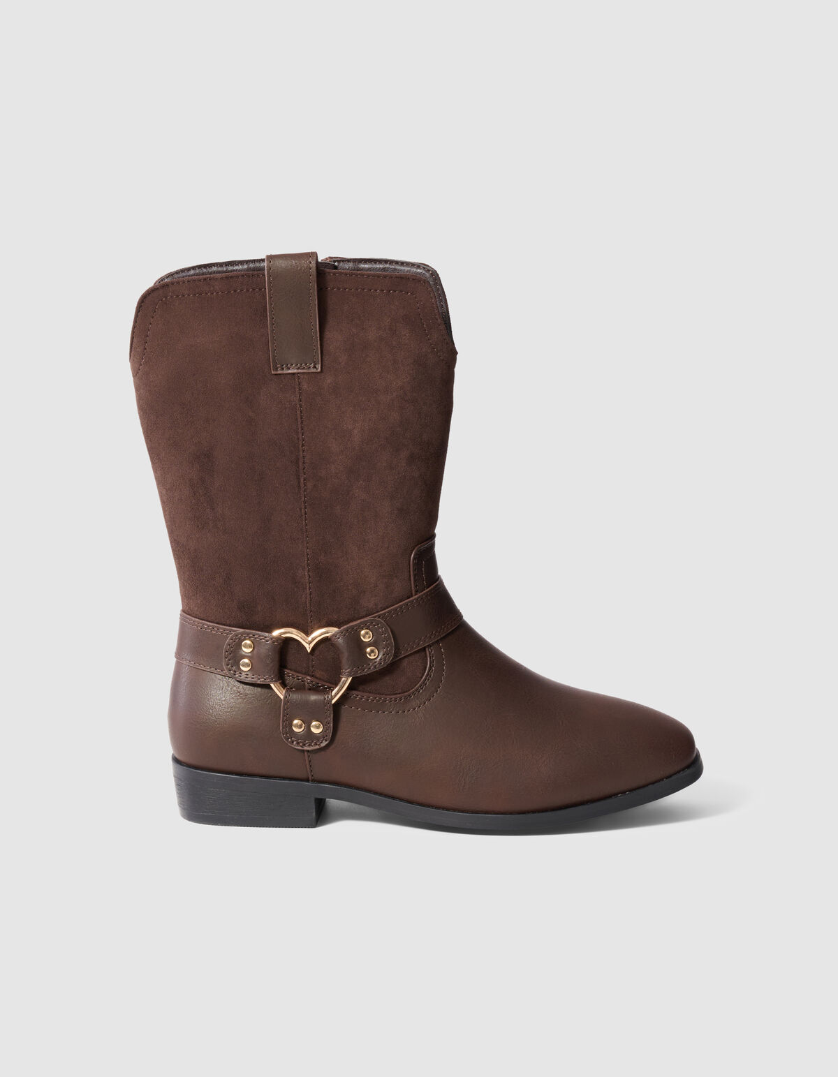 Stitched Western Stiefel Braun SHOEBY SHOES